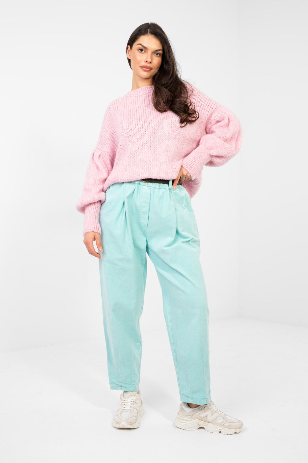 corduroy trousers model 224385 Italy Moda