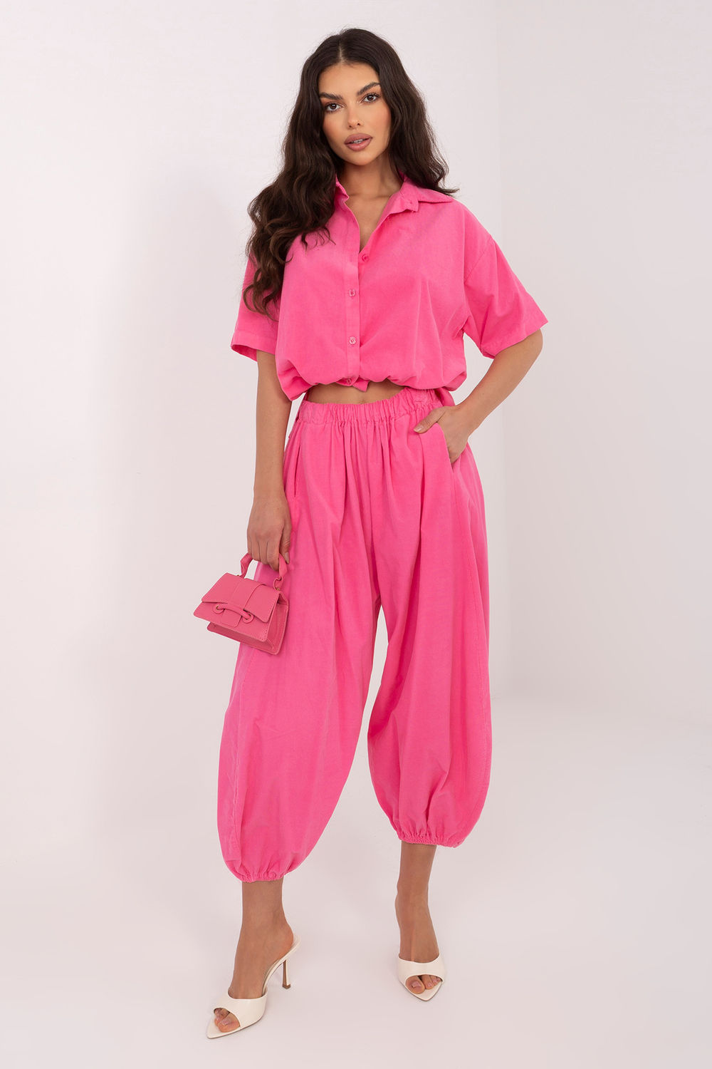 corduroy trousers model 226232 Italy Moda