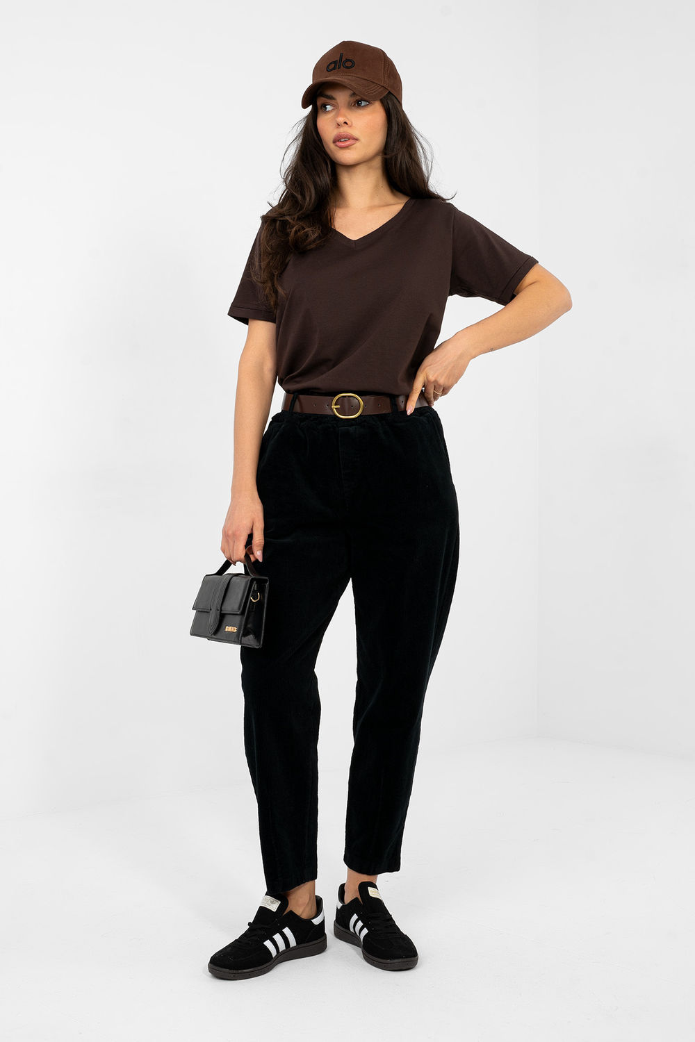 corduroy trousers model 224056 Italy Moda