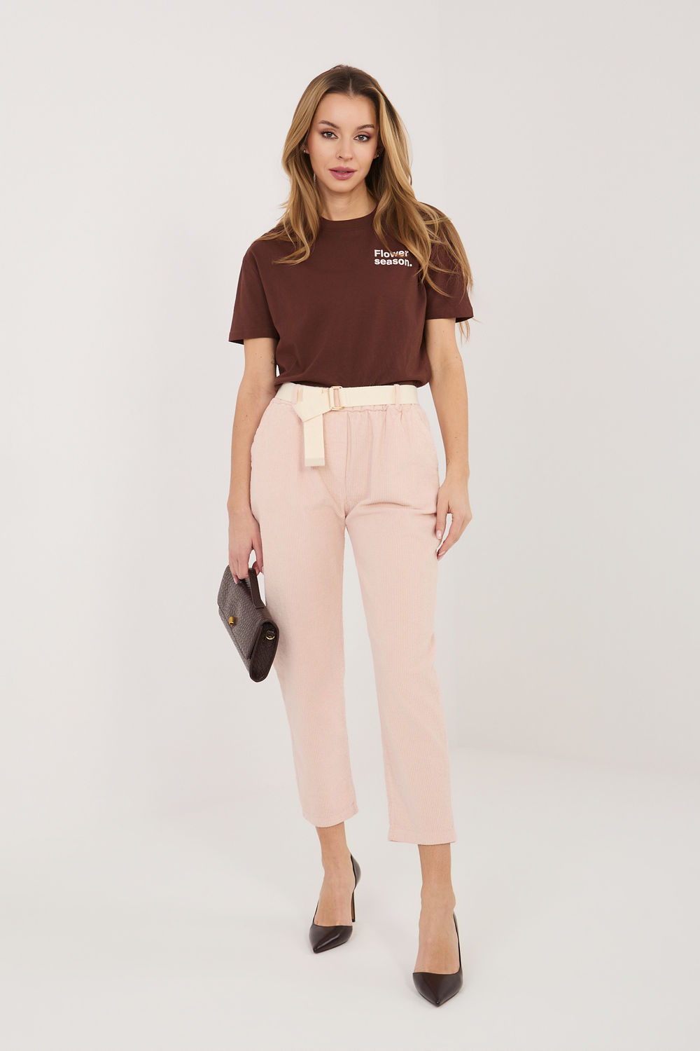 corduroy trousers model 226479 Italy Moda