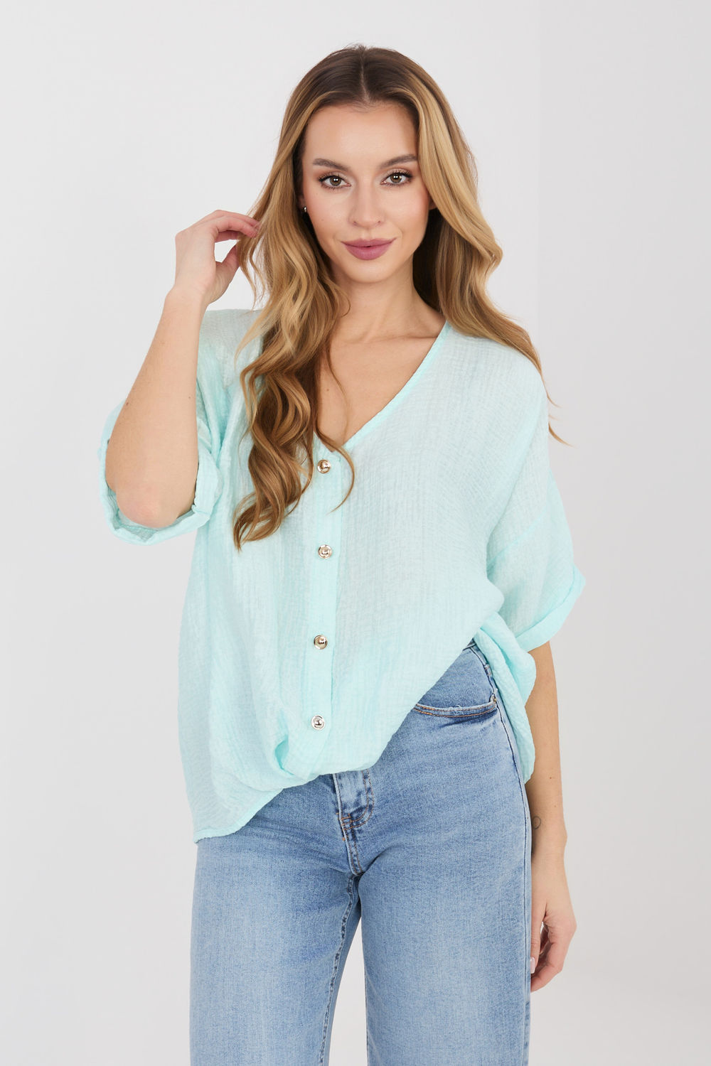 Short sleeve shirt model 225511 Italy Moda