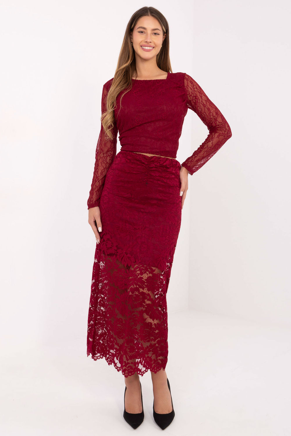 Lace skirt model 220326 Italy Moda
