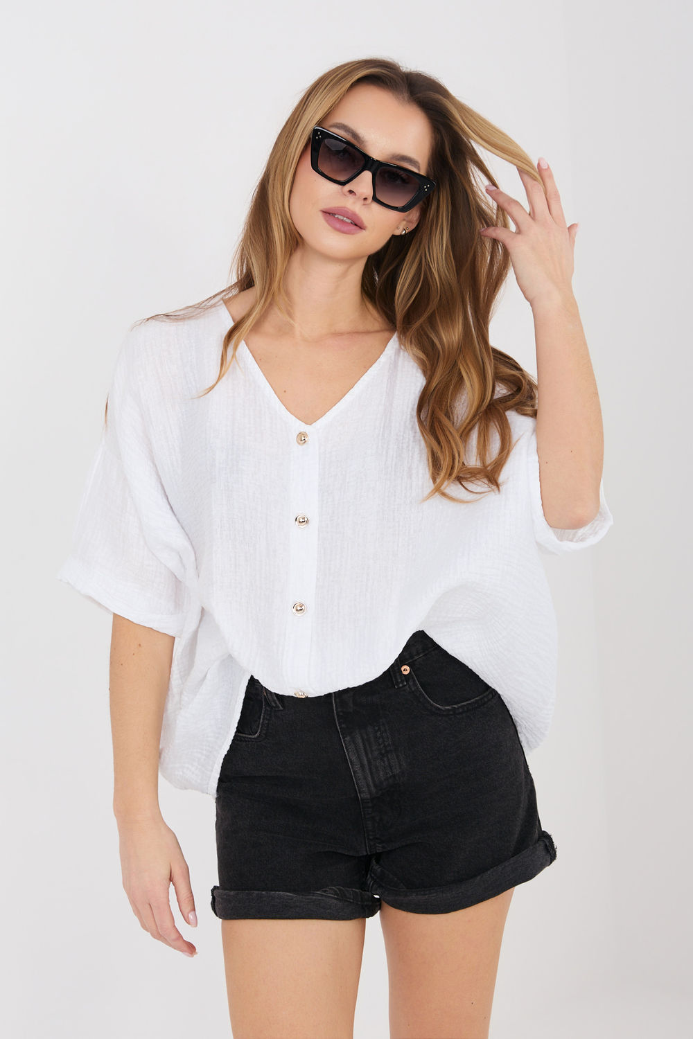Short sleeve shirt model 225512 Italy Moda