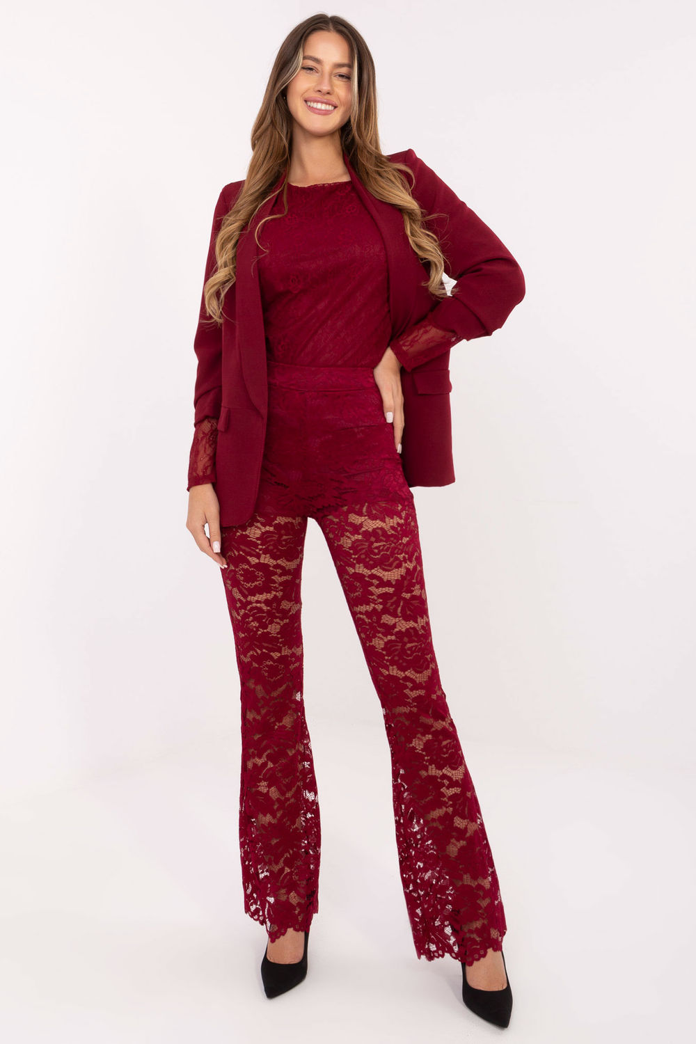 Lace pants model 220327 Italy Moda