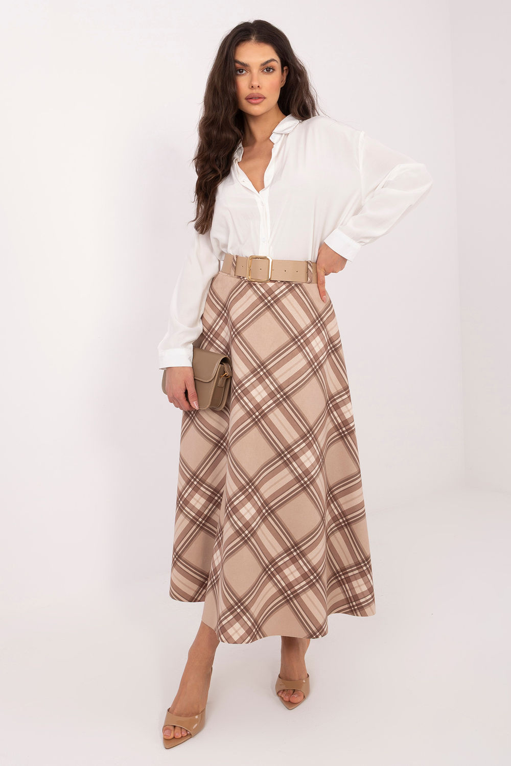 Long skirt model 226008 Italy Moda