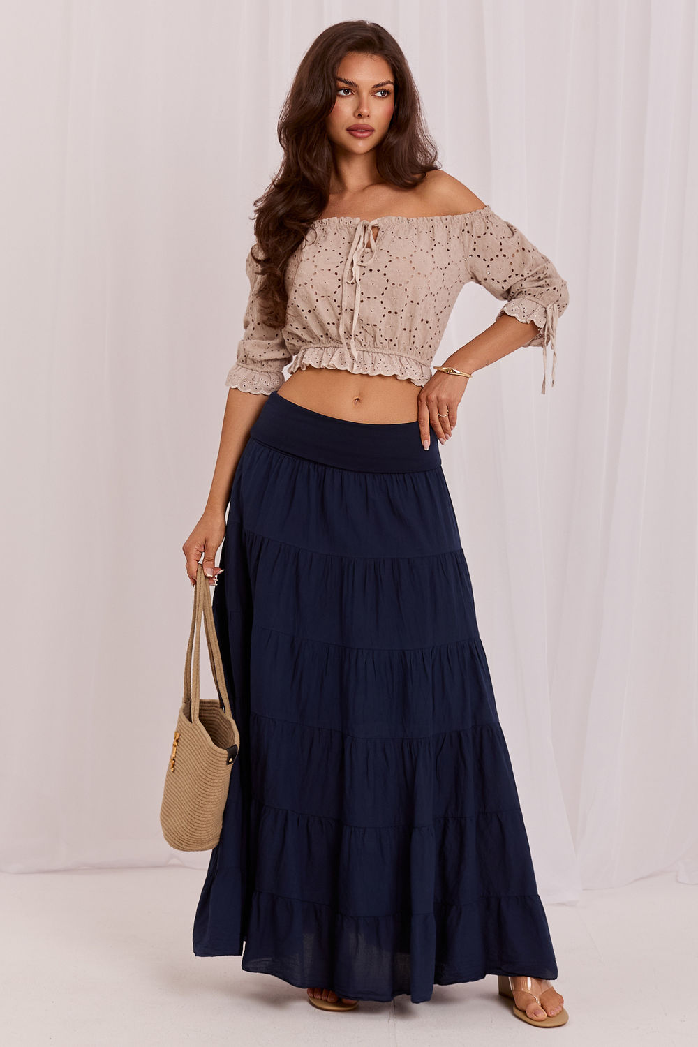 Long skirt model 229476 Italy Moda