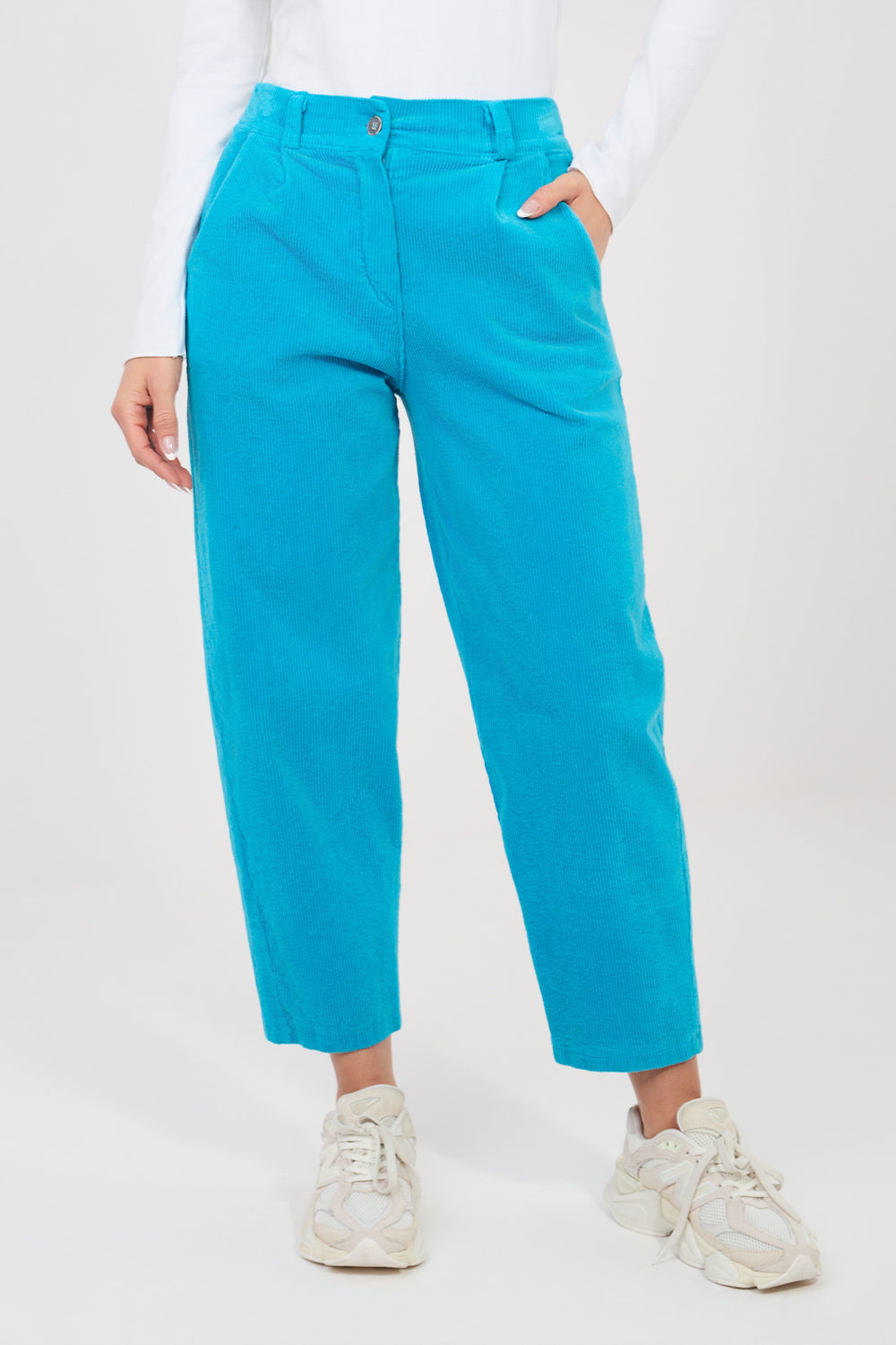 corduroy trousers model 225086 Rue Paris