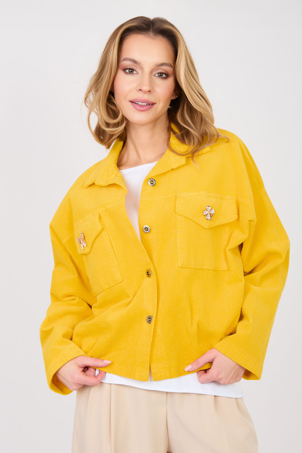 Corduroy jacket model 224982 Rue Paris