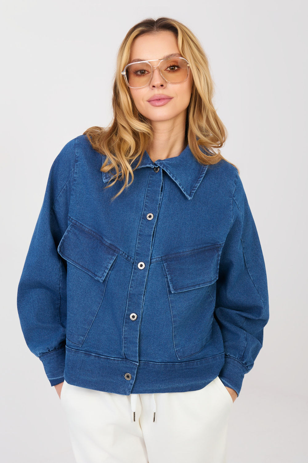 Denim jacket model 223953 Rue Paris