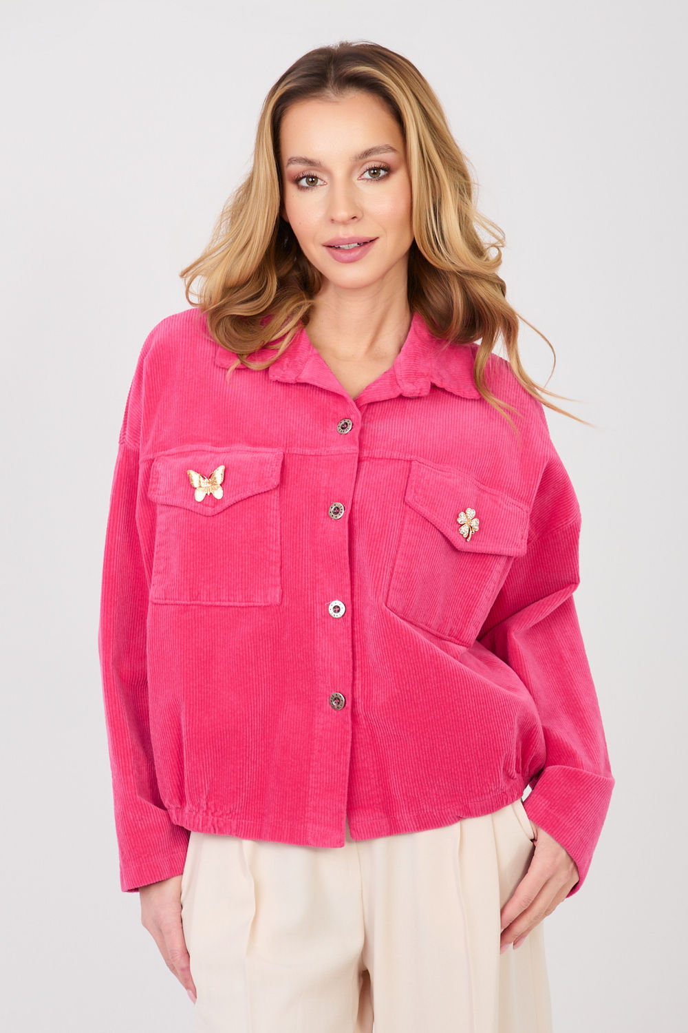 Corduroy jacket model 224983 Rue Paris