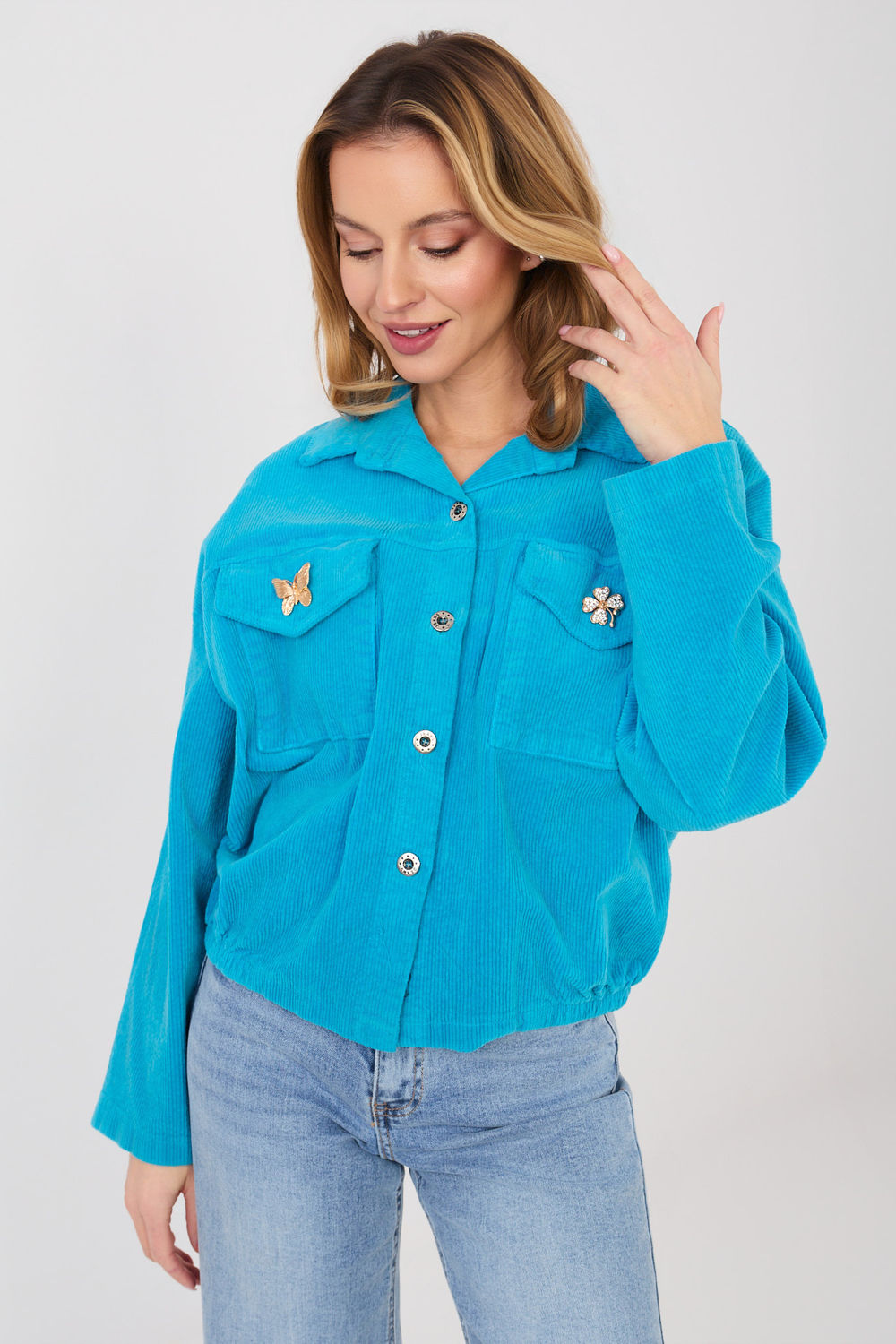 Corduroy jacket model 224985 Rue Paris