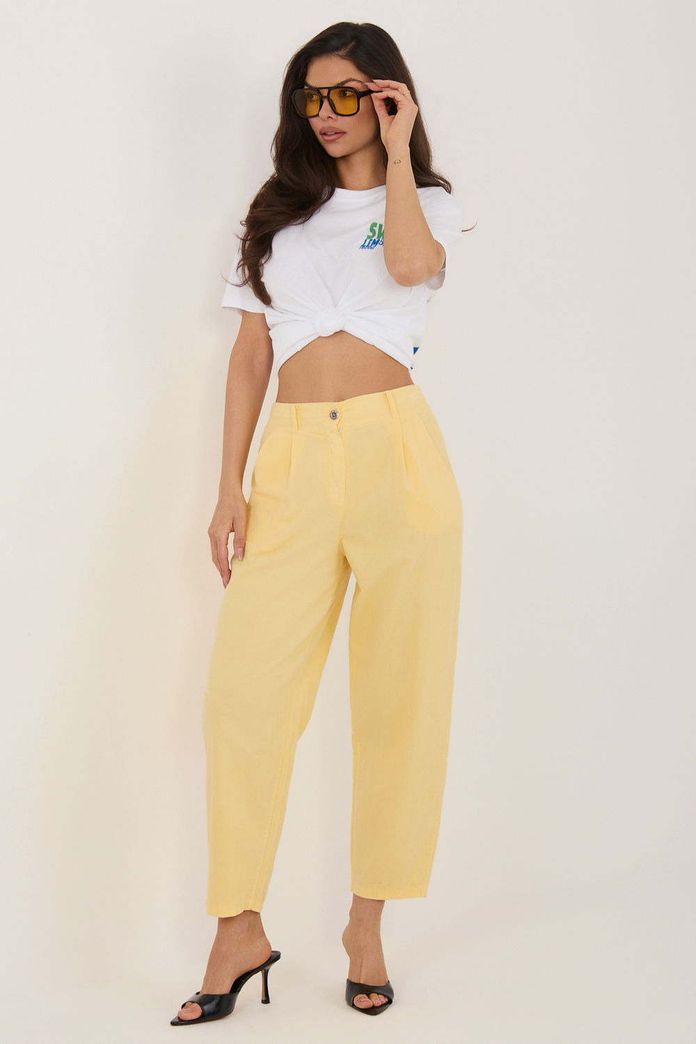 corduroy trousers model 228361 Rue Paris