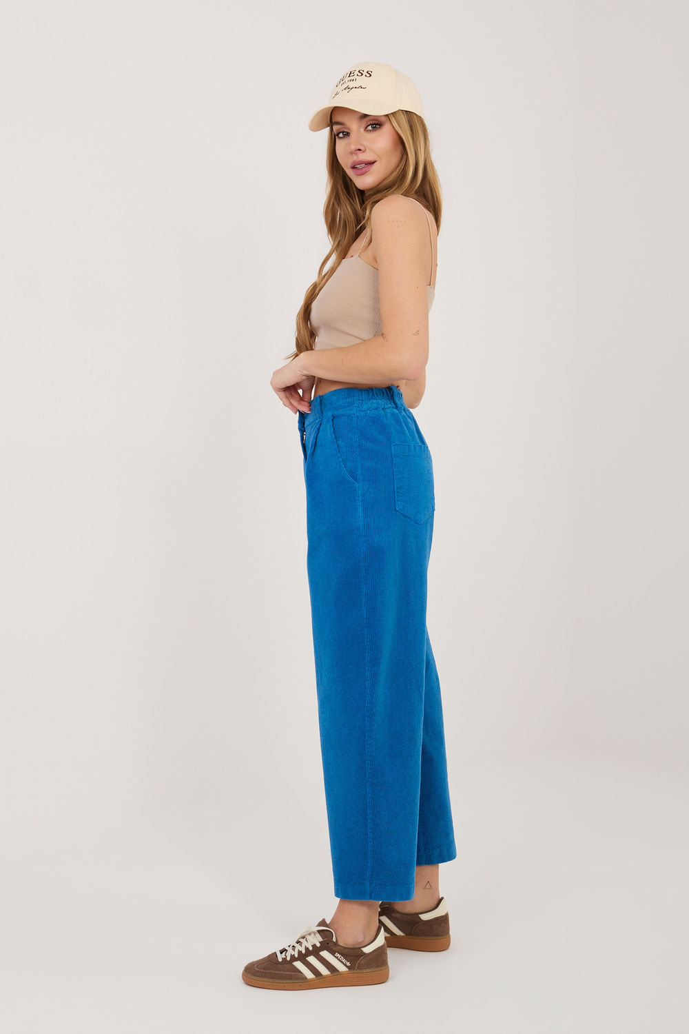 corduroy trousers model 228362 Rue Paris