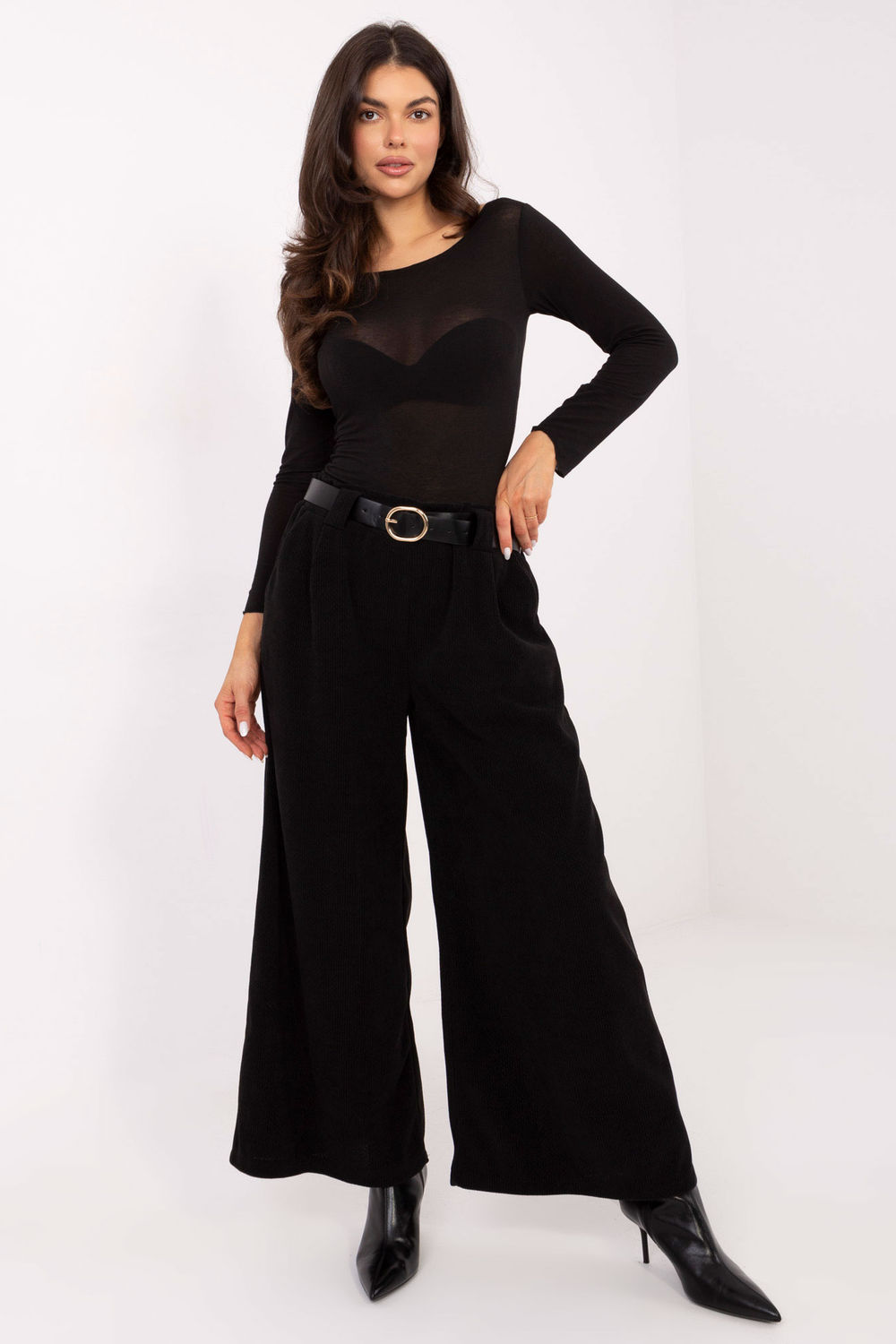 corduroy trousers model 220875 Rue Paris