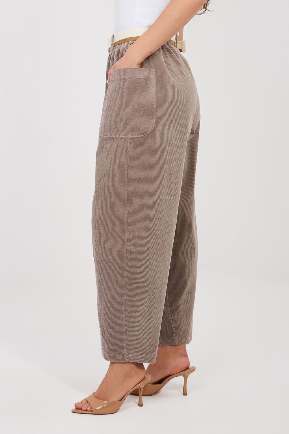corduroy trousers model 225097 Rue Paris