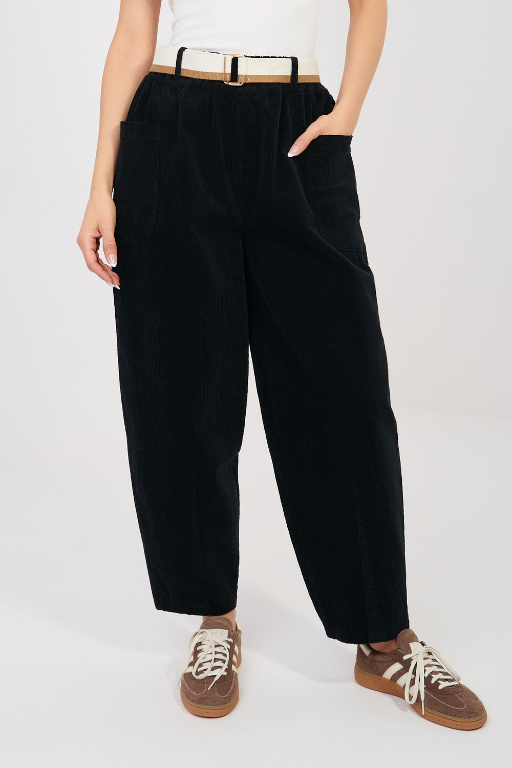corduroy trousers model 225098 Rue Paris