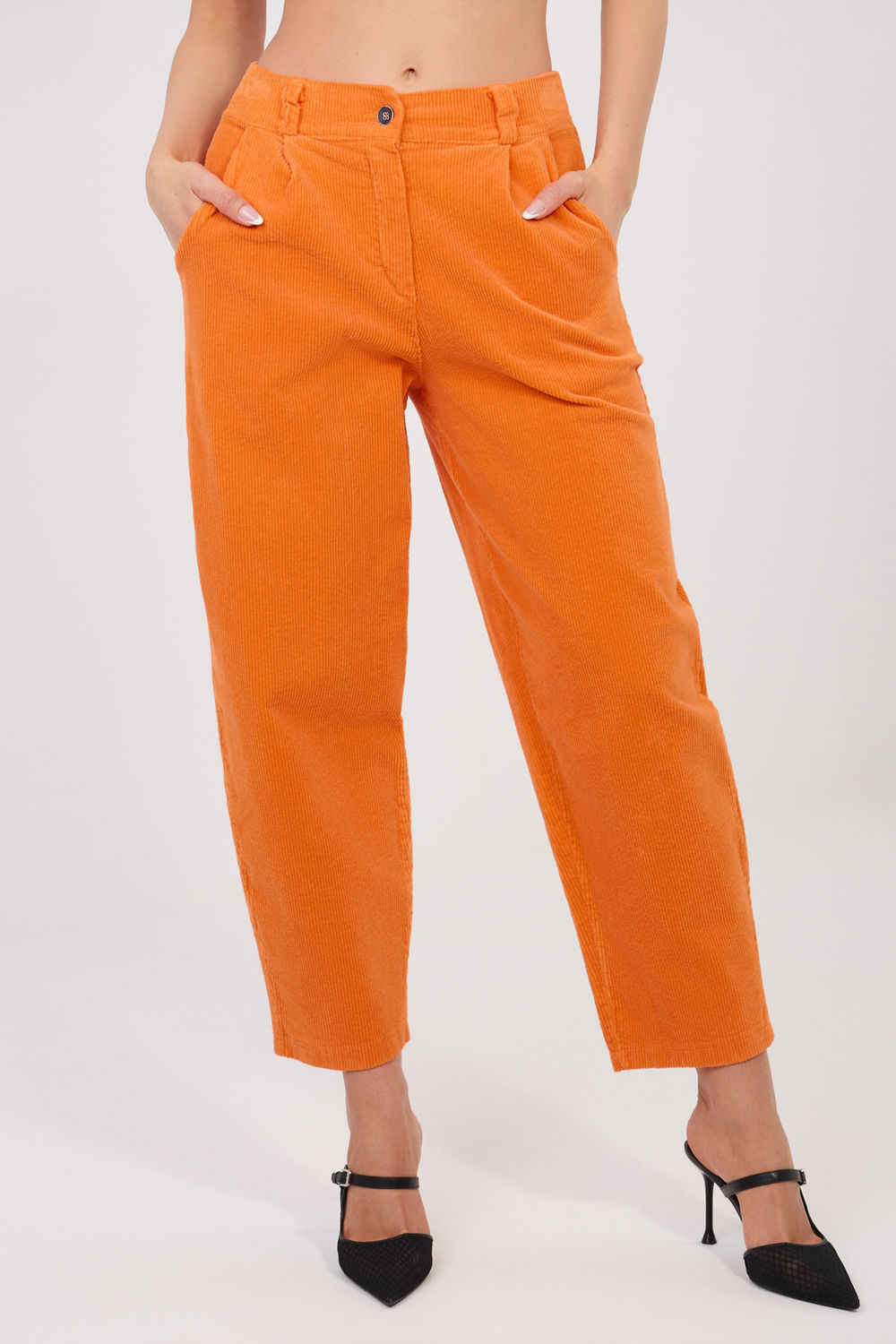 corduroy trousers model 225084 Rue Paris