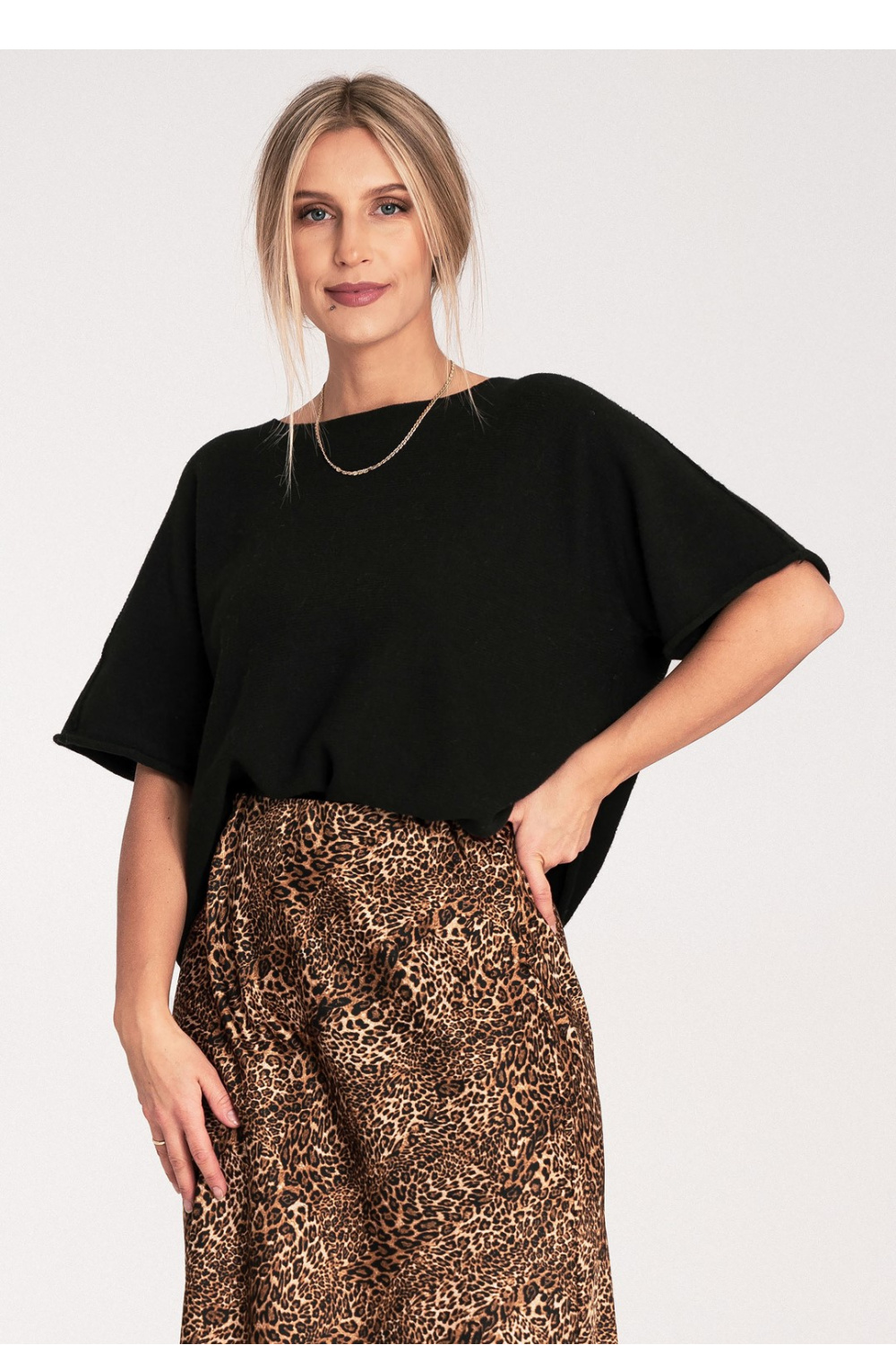 Bat style blouse model 217074 Figl