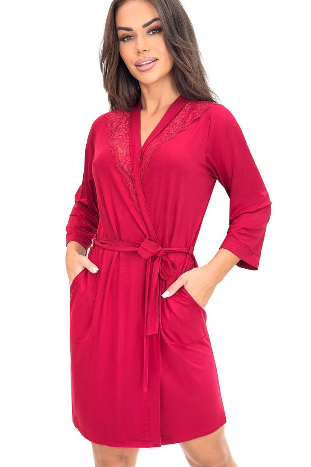 Short bathrobe model 228615 Donna