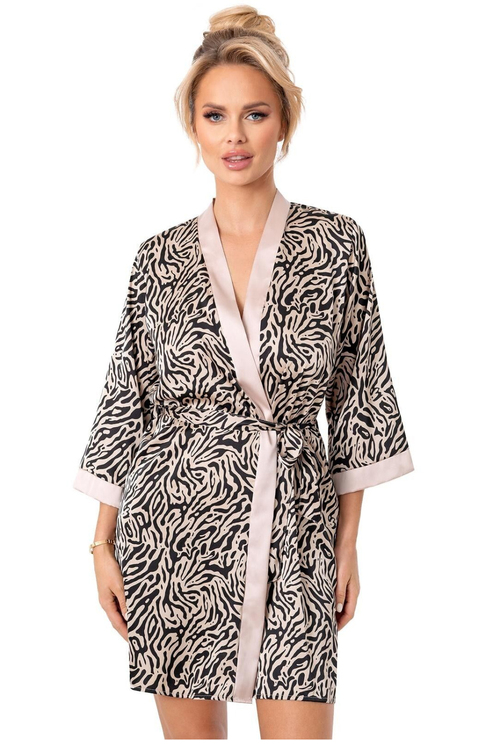 Short bathrobe model 215549 Donna