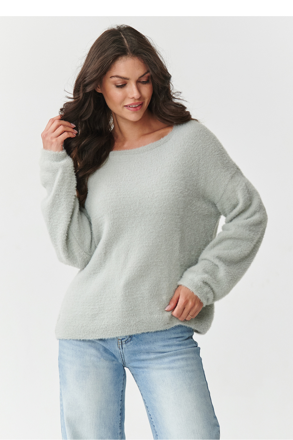 Jumper model 218806 Makadamia