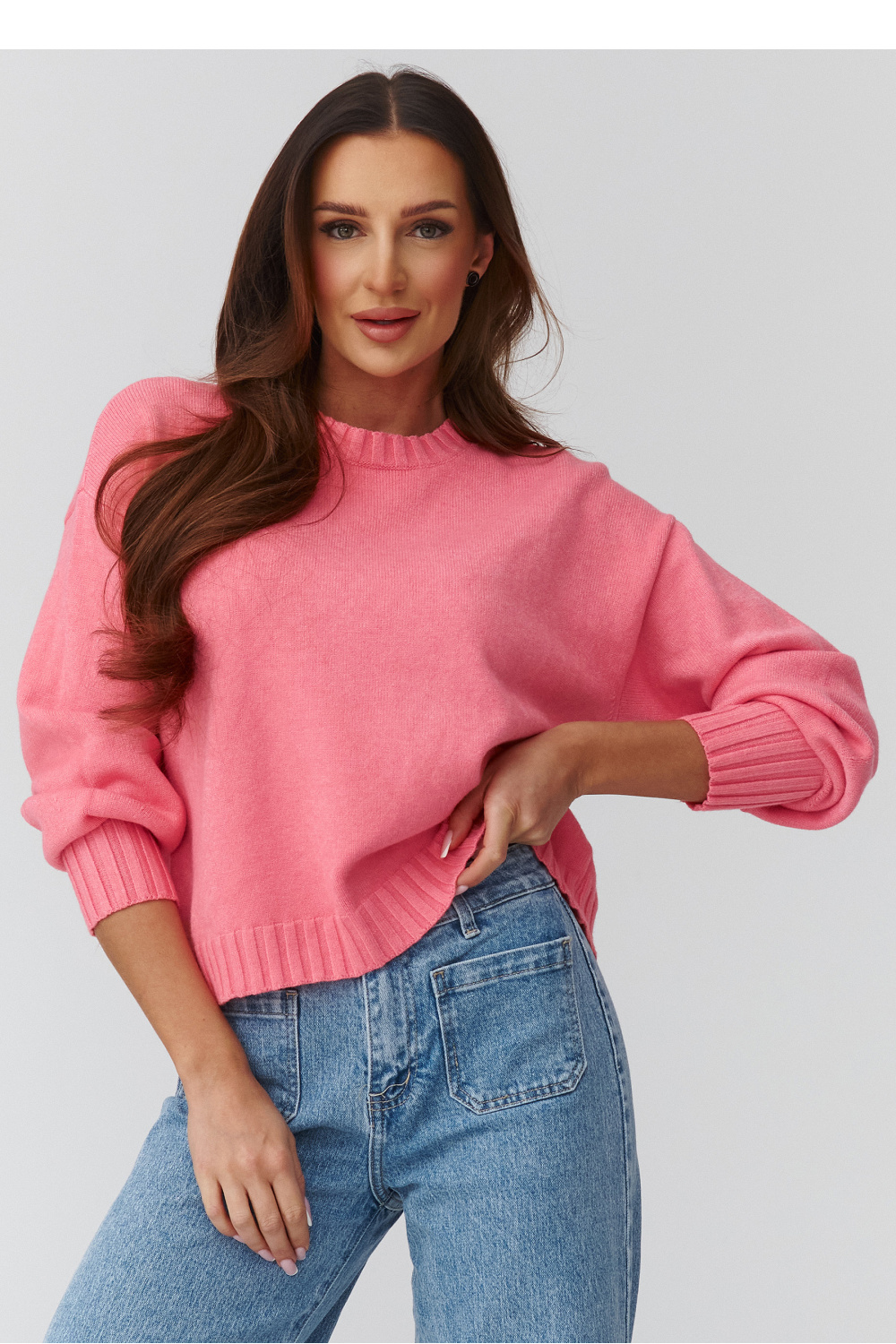 Jumper model 224107 Makadamia