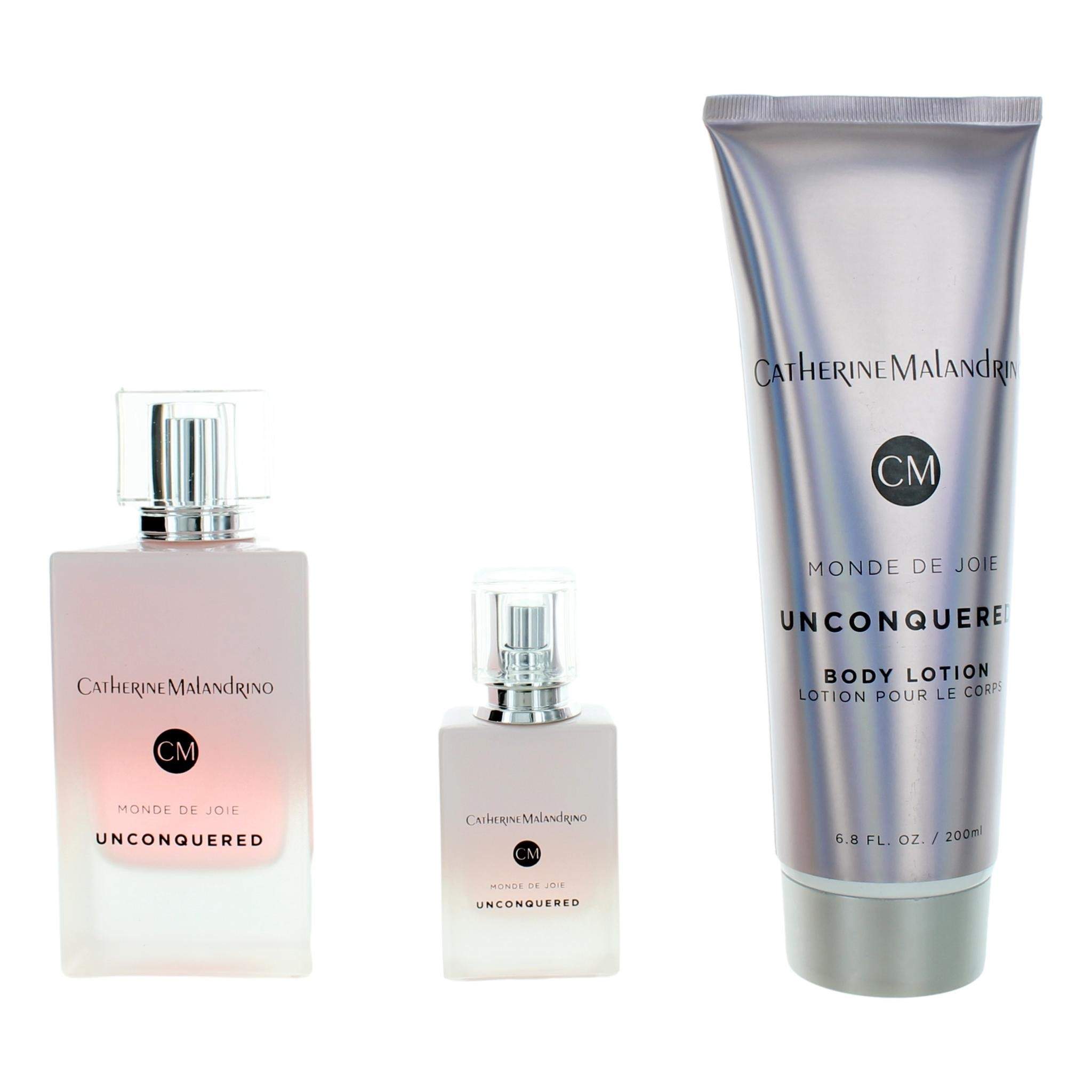 Unconquered Monde De Joie by Catherine Malandrino, 3 Piece Gift Set women