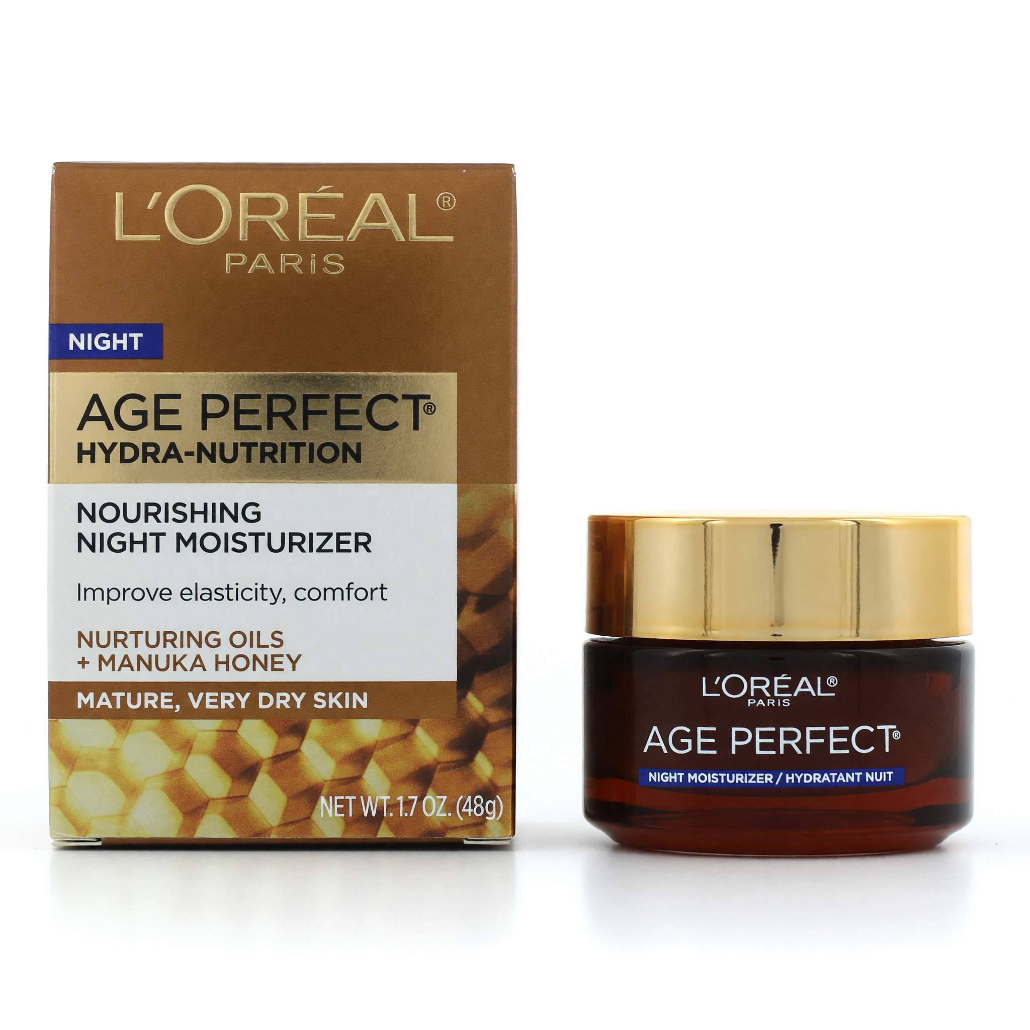 L'Oreal Age Perfect Hydra-Nutrition, 1.7oz Nourishing Night Moisturizer