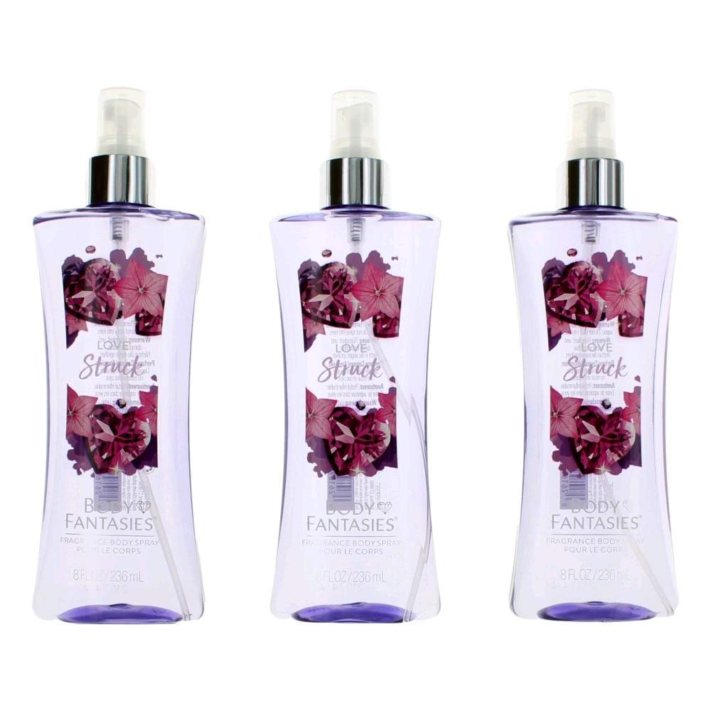 Love Struck by Parfums De Coeur, 3 x 8oz Fragrance Body Spray women