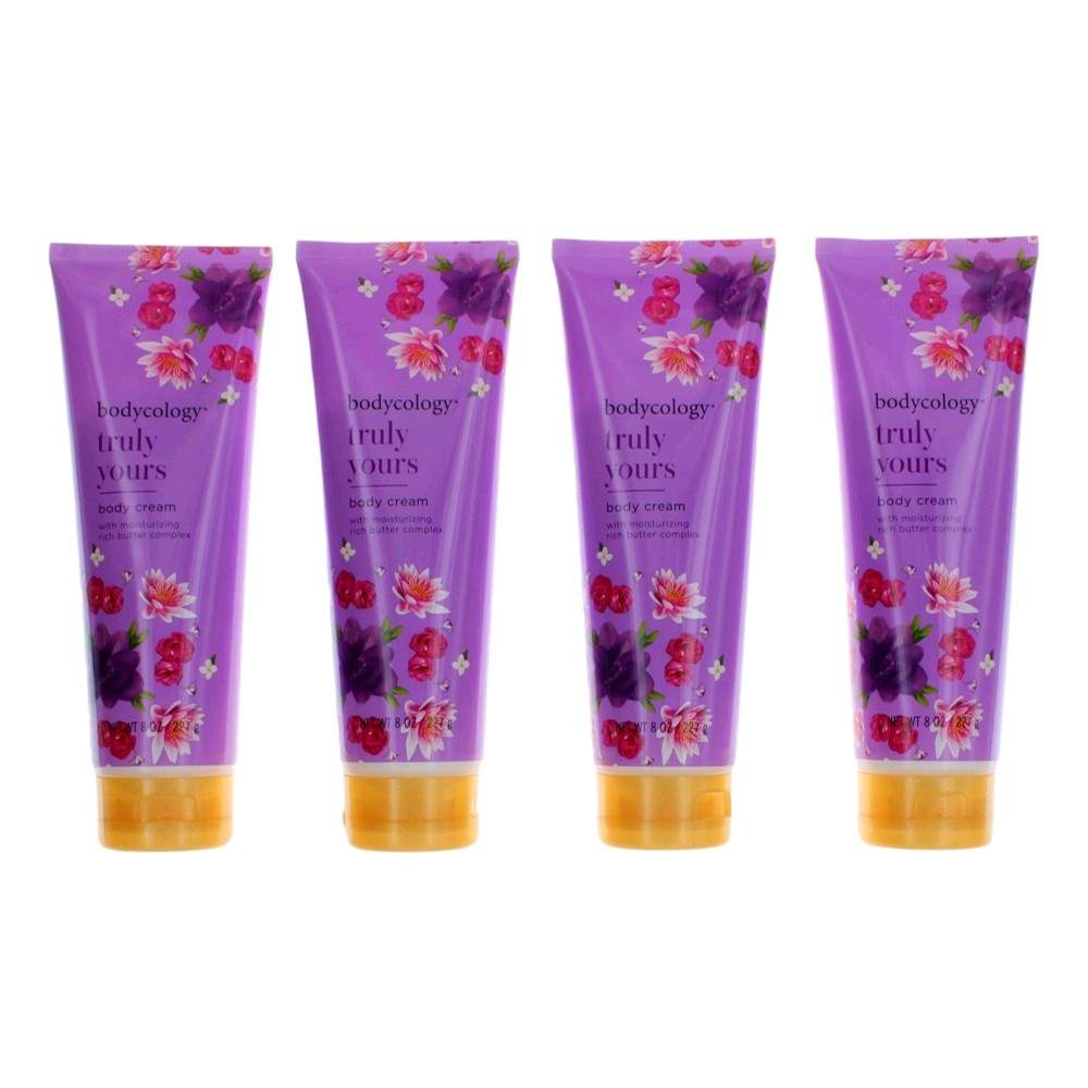 Truly Yours by Bodycology, 4 Pack 8oz Moisturizing Body Cream women