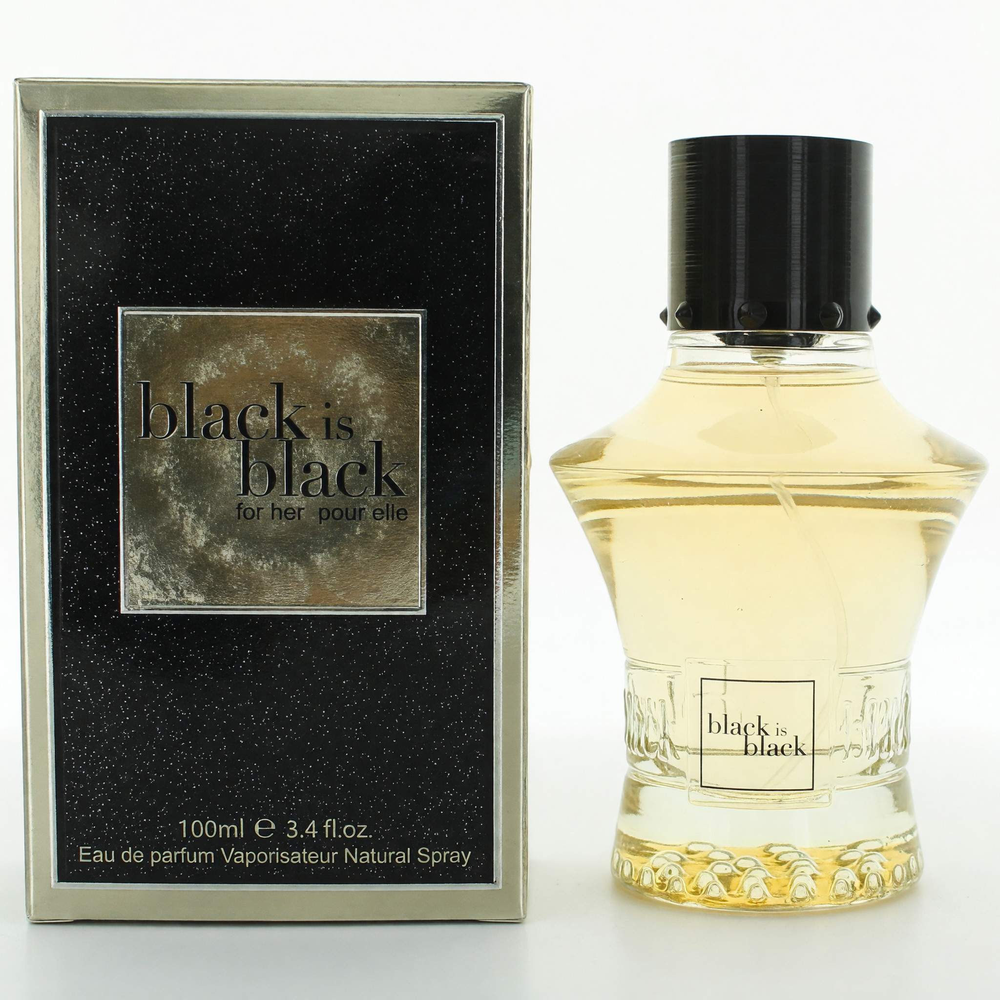 Black is Black for Her by NuParfums, 3.4 oz EDP Spray for Women