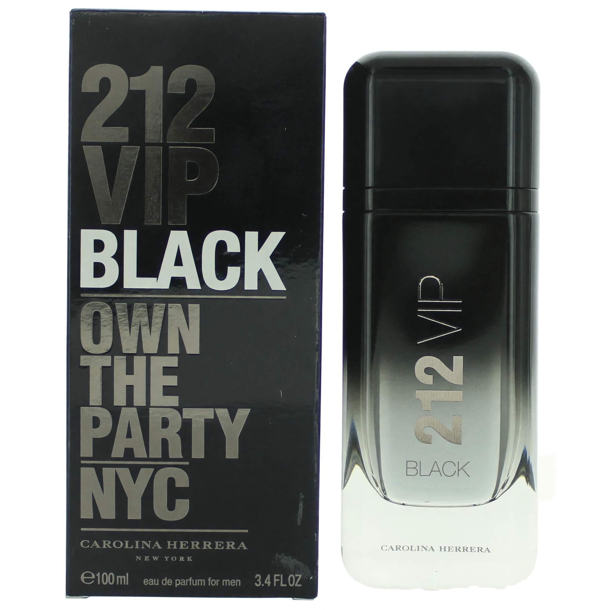 212 VIP Black by Carolina Herrera, 3.4 oz EDP Spray for Men