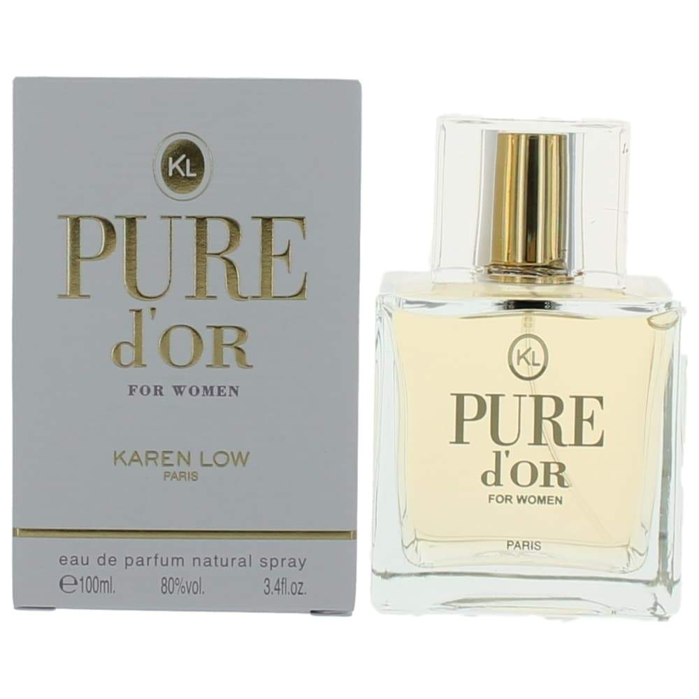 Pure D'or by Karen Low, 3.4 oz EDP Spray for Women