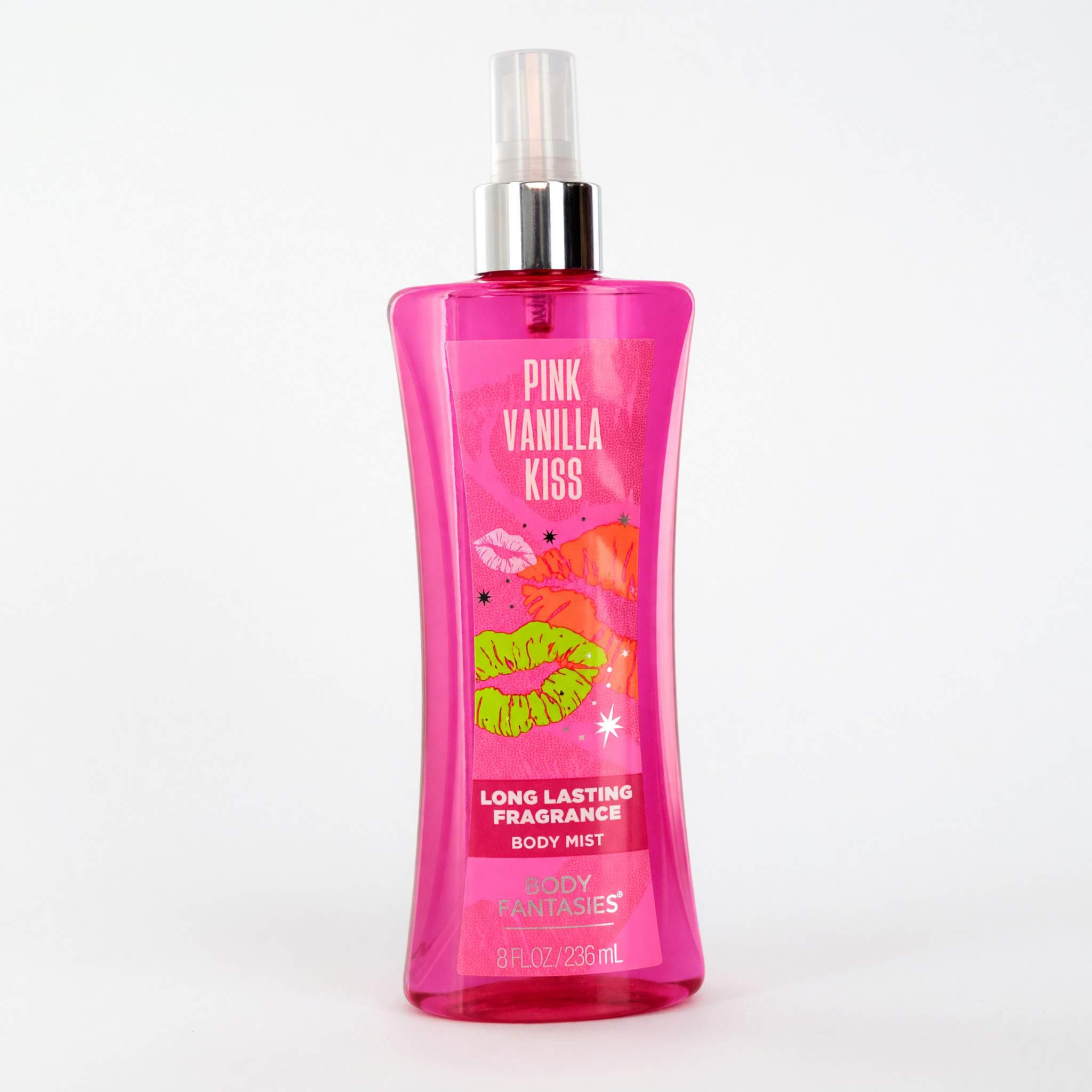 Pink Vanilla Kiss Fantasy by Body Fantasies, 8oz Fragrance Body Spray women