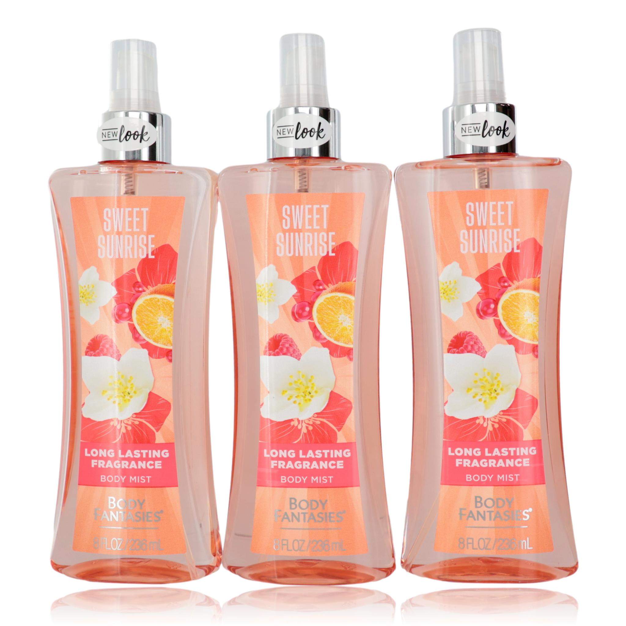 Sweet Sunrise Fantasy by Body Fantasies, 3 Pack 8oz Fragrance Body Spray women