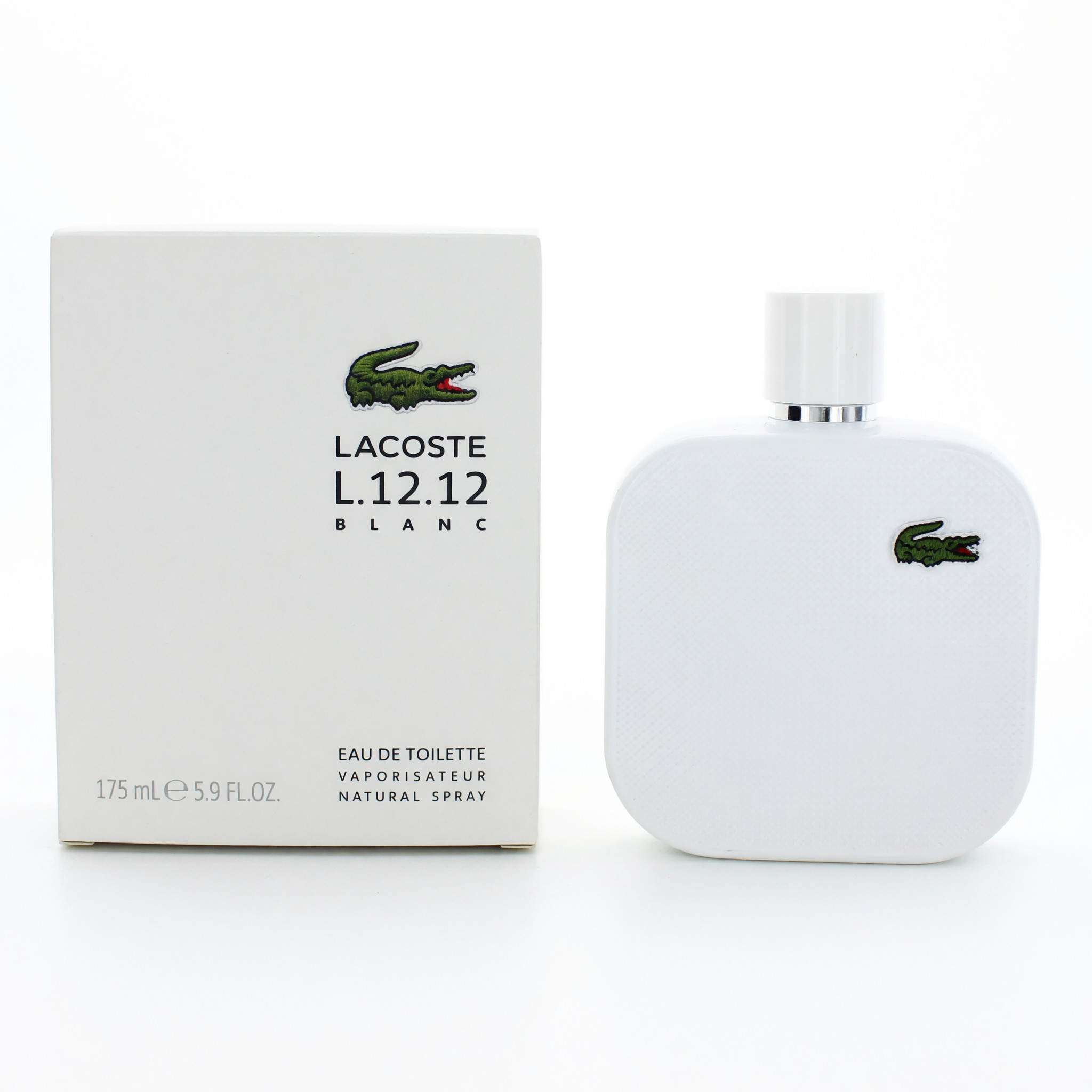 Lacoste L.12.12 White Blanc by Lacoste, 5.9 oz EDT Spray for Men