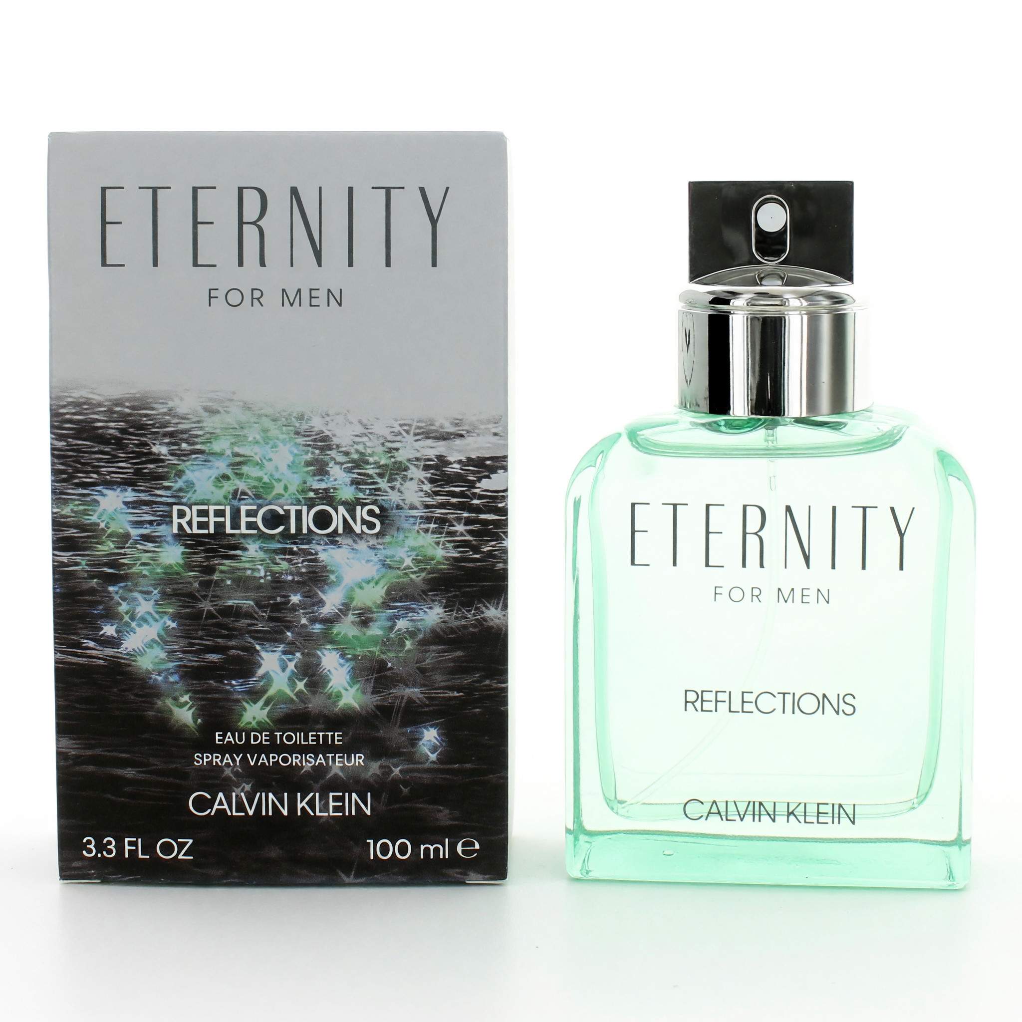 Eternity Reflections by Calvin Klein, 3.3 oz EDT Spray for Men
