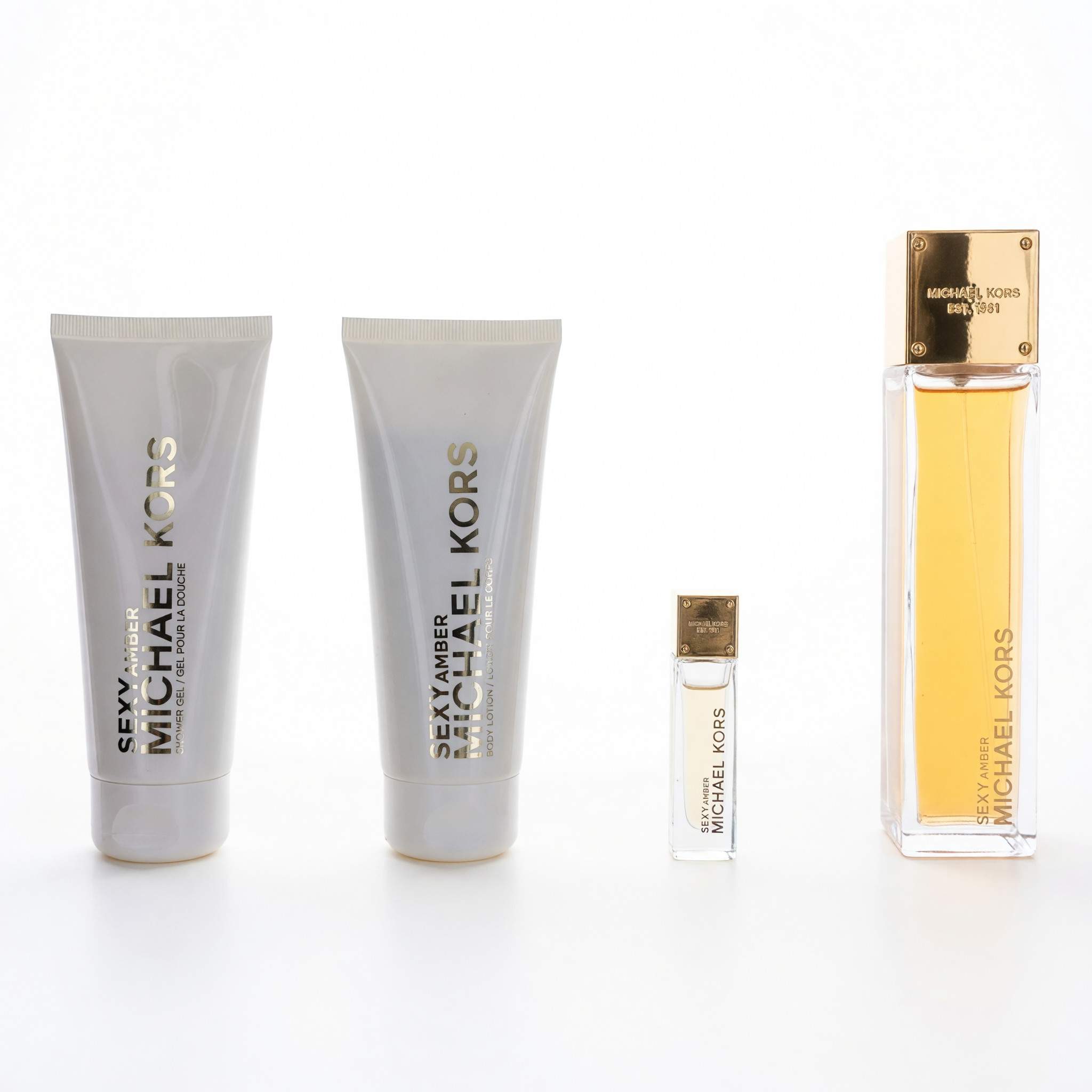 Michael Kors Sexy Amber by Michael Kors, 4 Piece Gift Set for Women