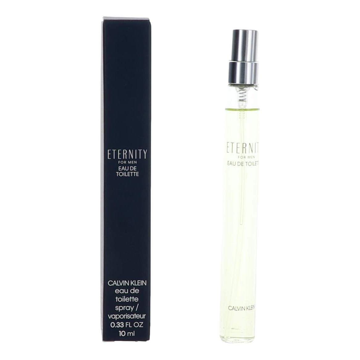 Eternity by Calvin Klein, 0.33 oz EDT Spray for Men