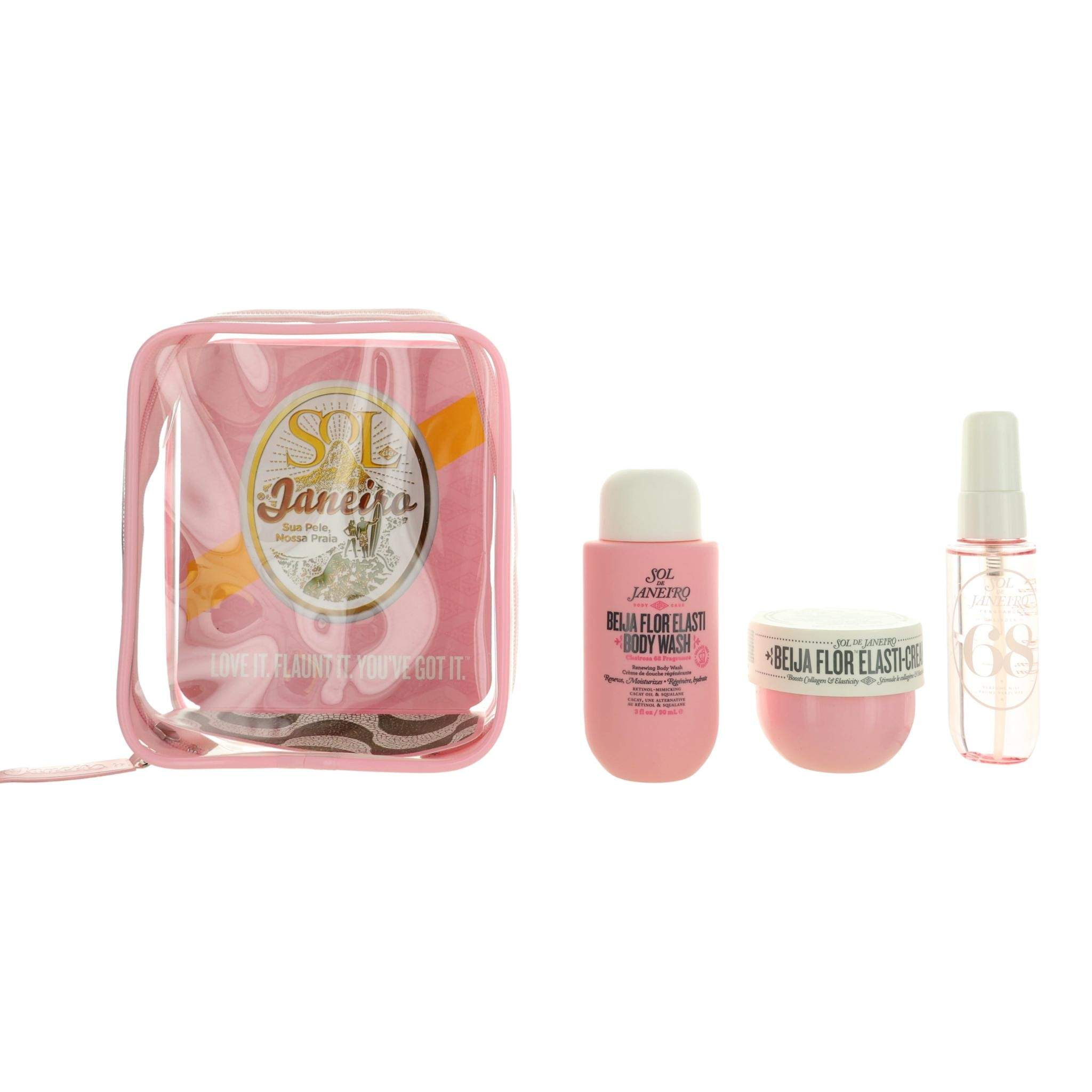 Beija Flor Jet Set by Sol De Janeiro, 3 Piece Gift Set