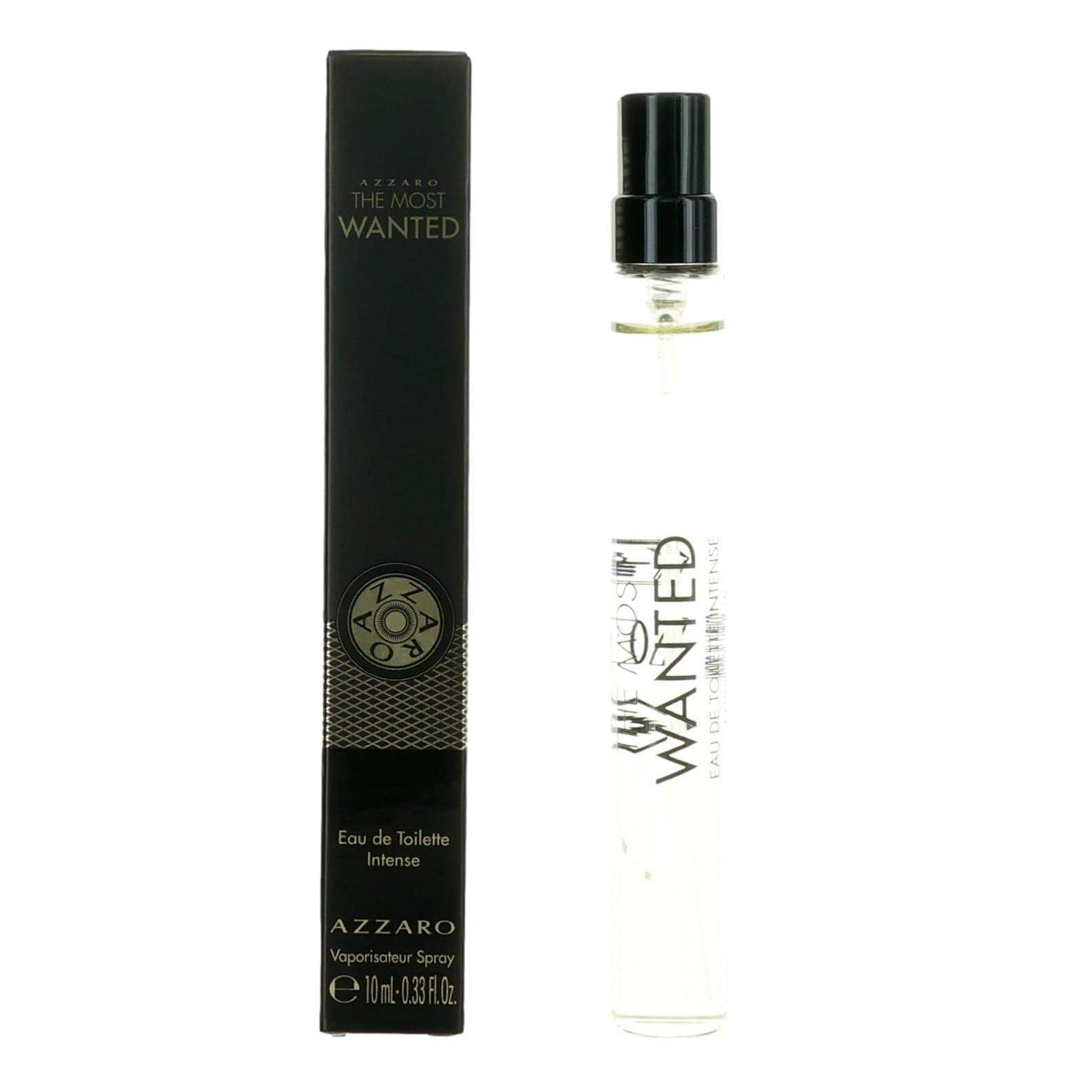 Azzaro The Most Wanted by Azzaro, 0.33 oz EDT Intense Spray for Men