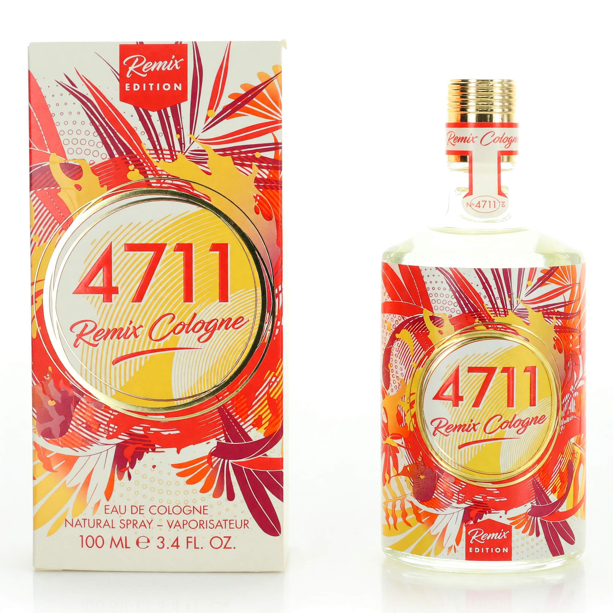 4711 Remix Paradise by Muelhens, 3.4oz Eau de Cologne Spray for Unisex