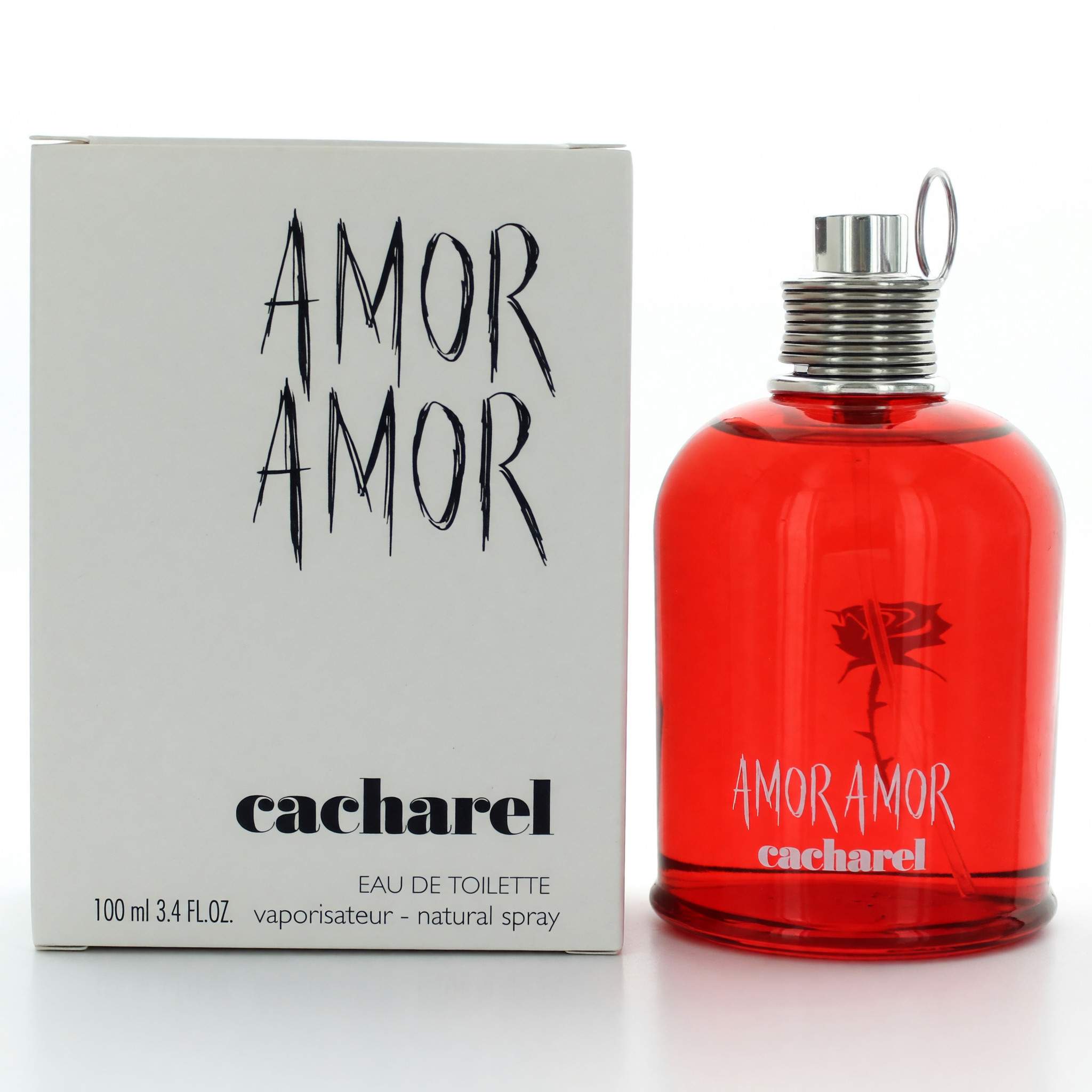 Amor Amor by Cacharel, 3.4 oz EDT Spray for Women Tstr