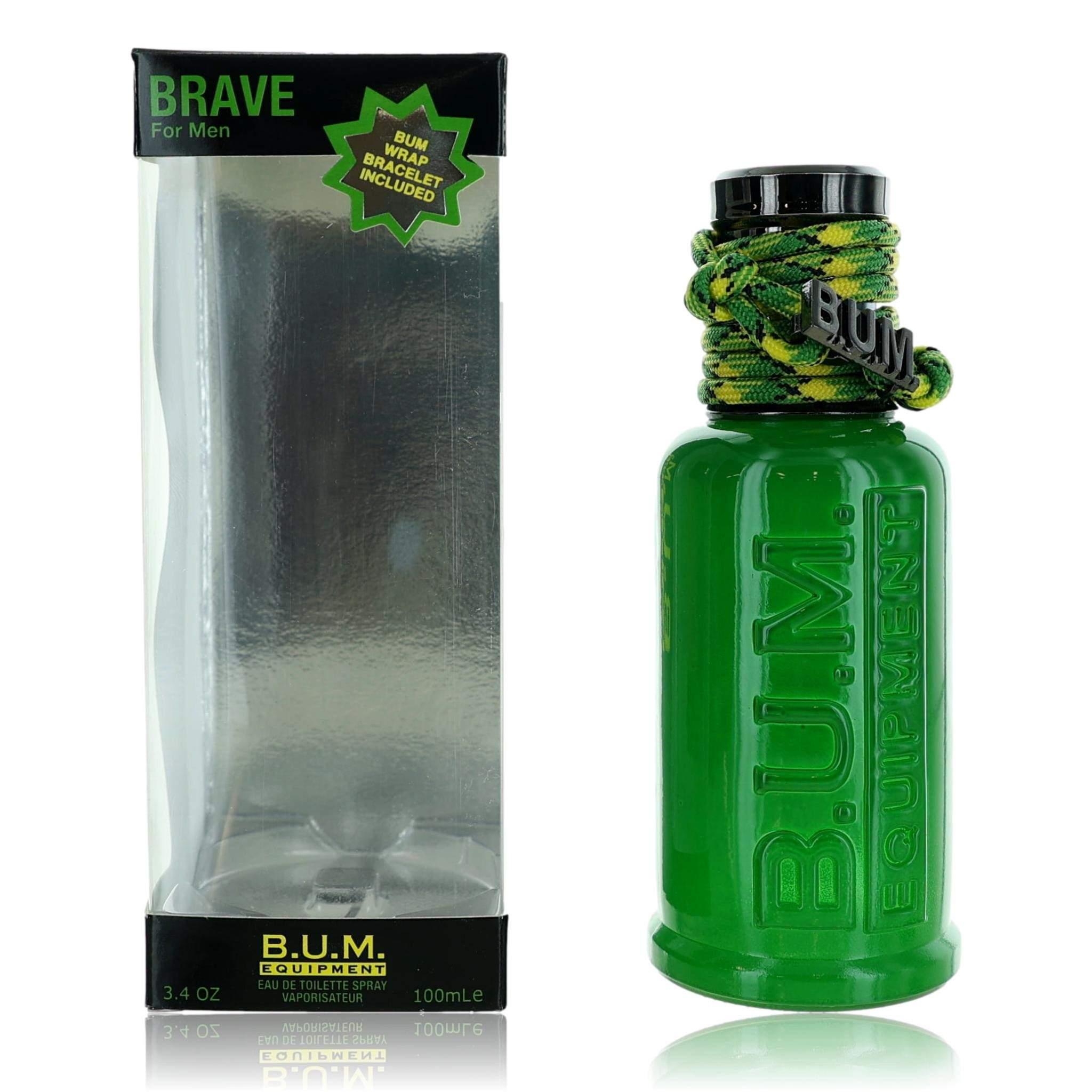Brave by B.U.M Equipment, 3.4 oz EDT Spray for Men