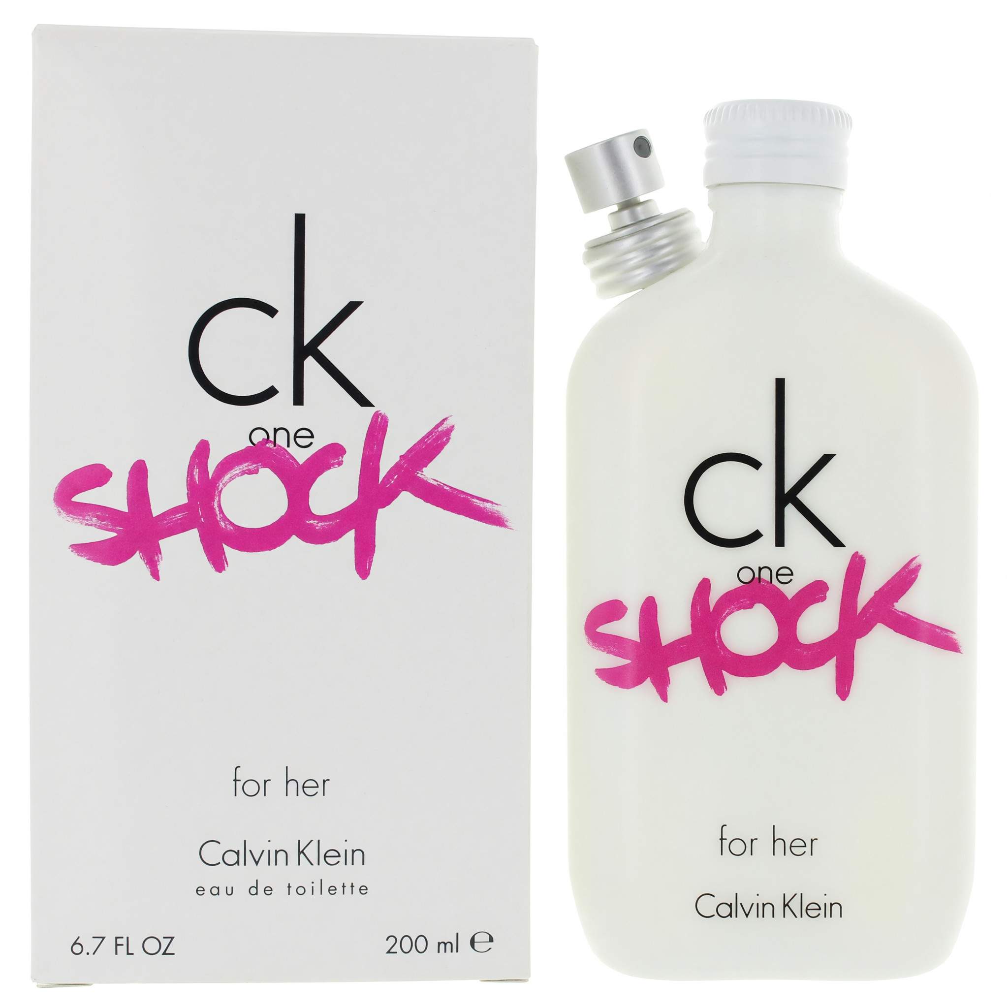 CK One Shock by Calvin Klein, 6.7 oz EDT Spray for Women