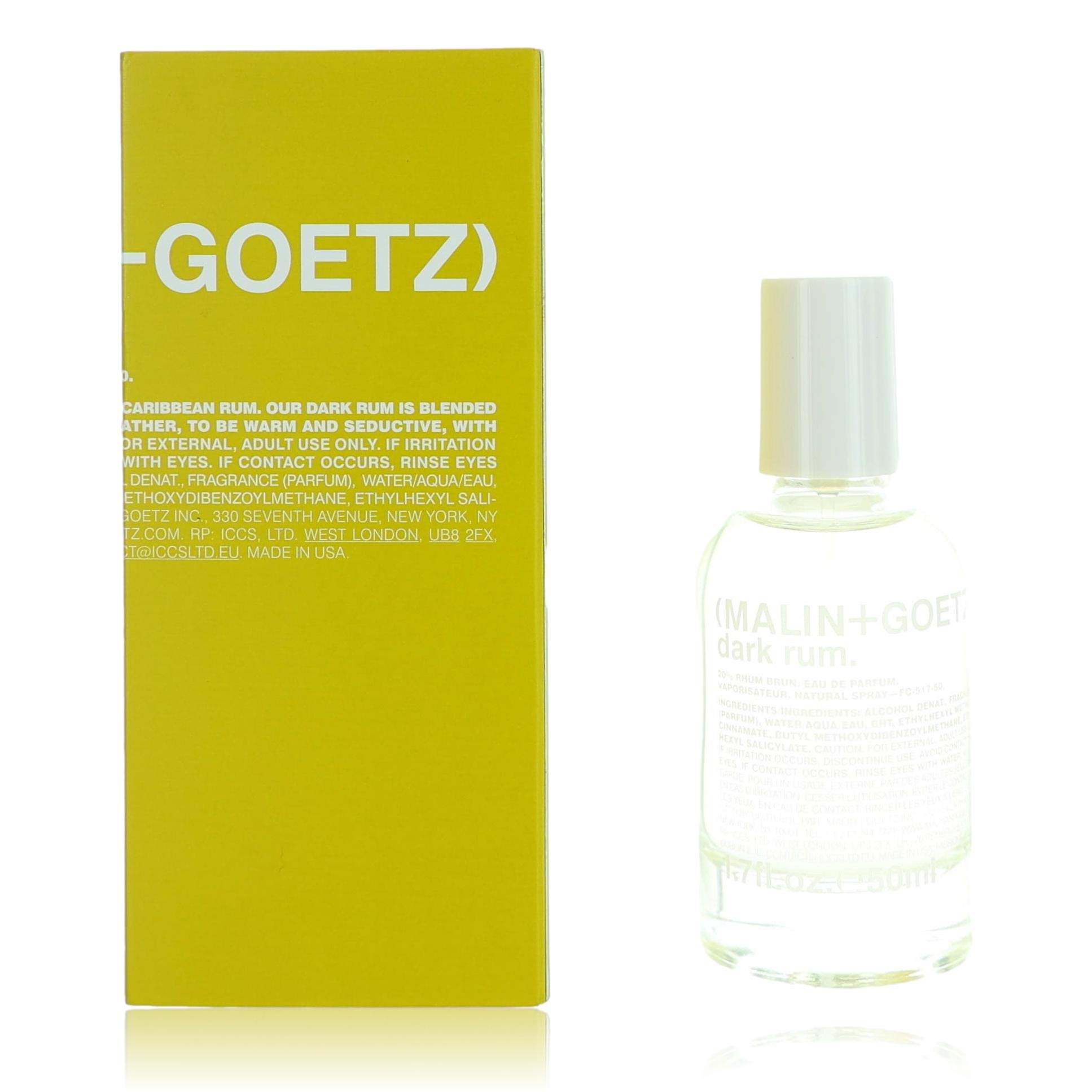 Malin & Goetz Dark Rum by Malin & Goetz, 1.7 oz EDP Spray for Unisex
