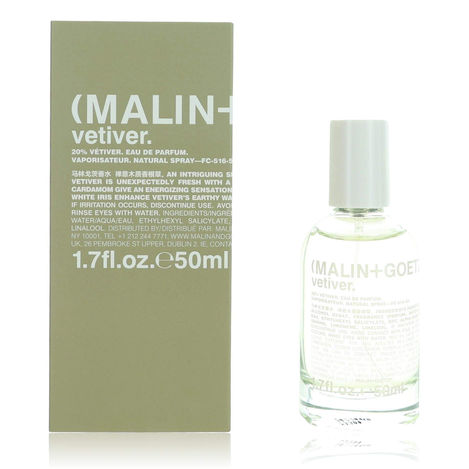 Malin & Goetz Vetiver by Malin & Goetz, 1.7 oz EDP Spray for Unisex