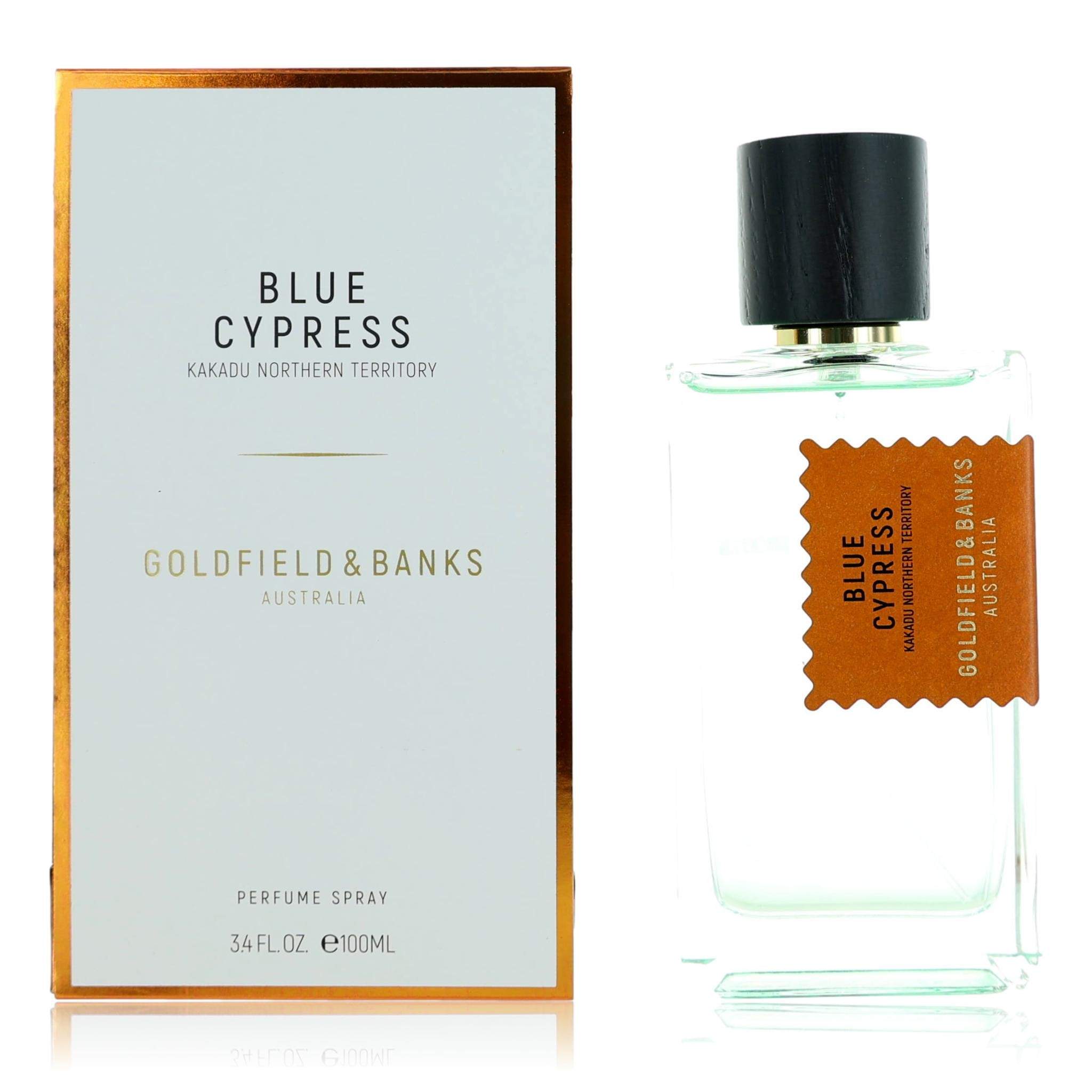Blue Cypress by Goldfield & Banks, 3.4 oz Perfume Spray for Unisex
