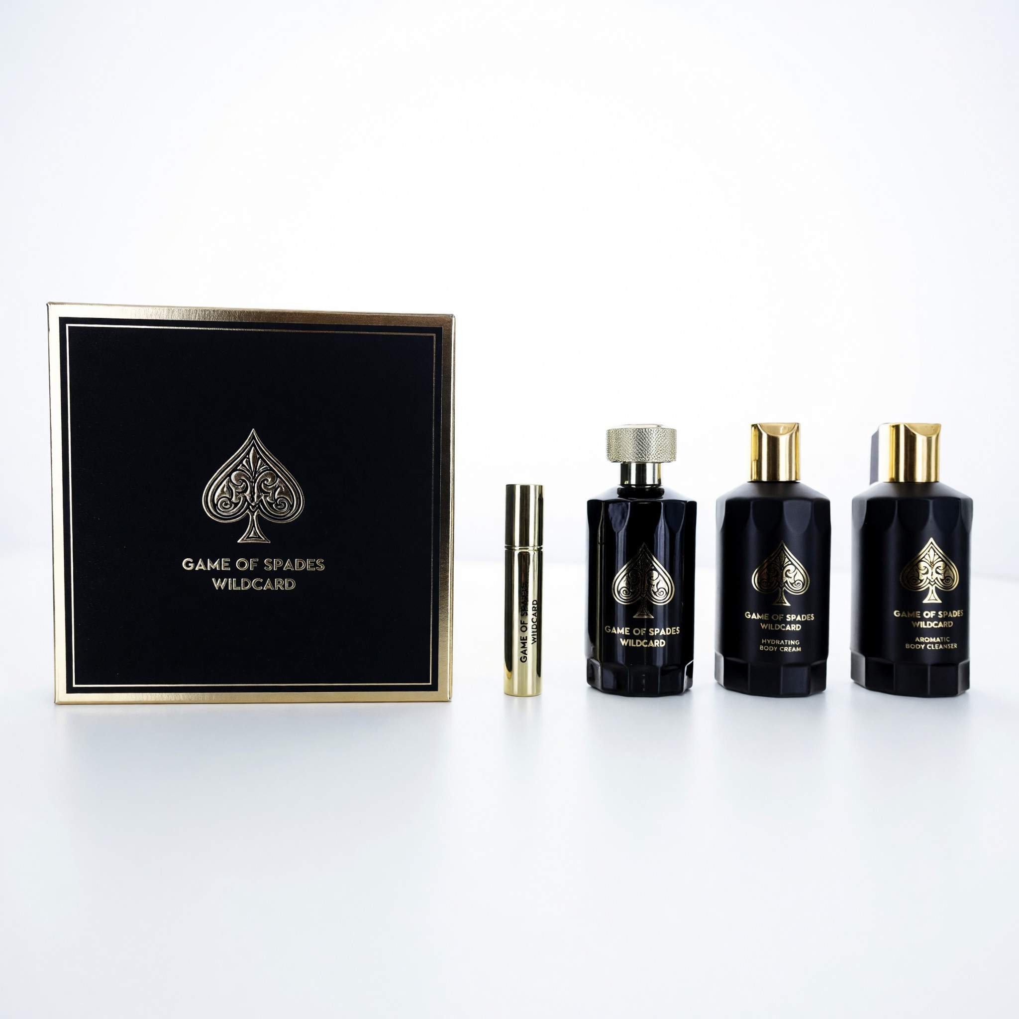 Game of Spades Wildcard by Jo Milano, 4 Piece Gift Set for Unisex