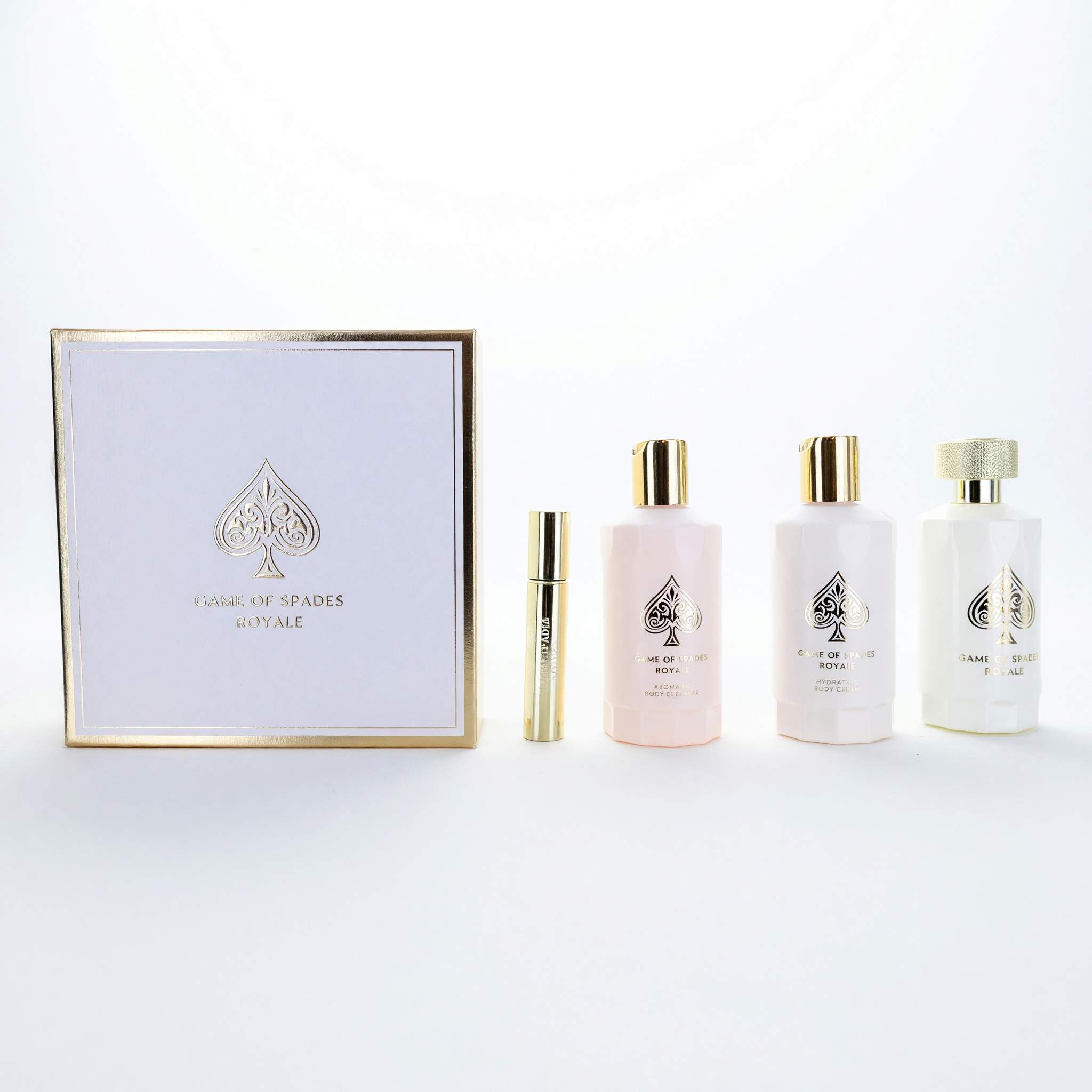 Game of Spades Royale by Jo Milano, 4 Piece Gift Set for Unisex